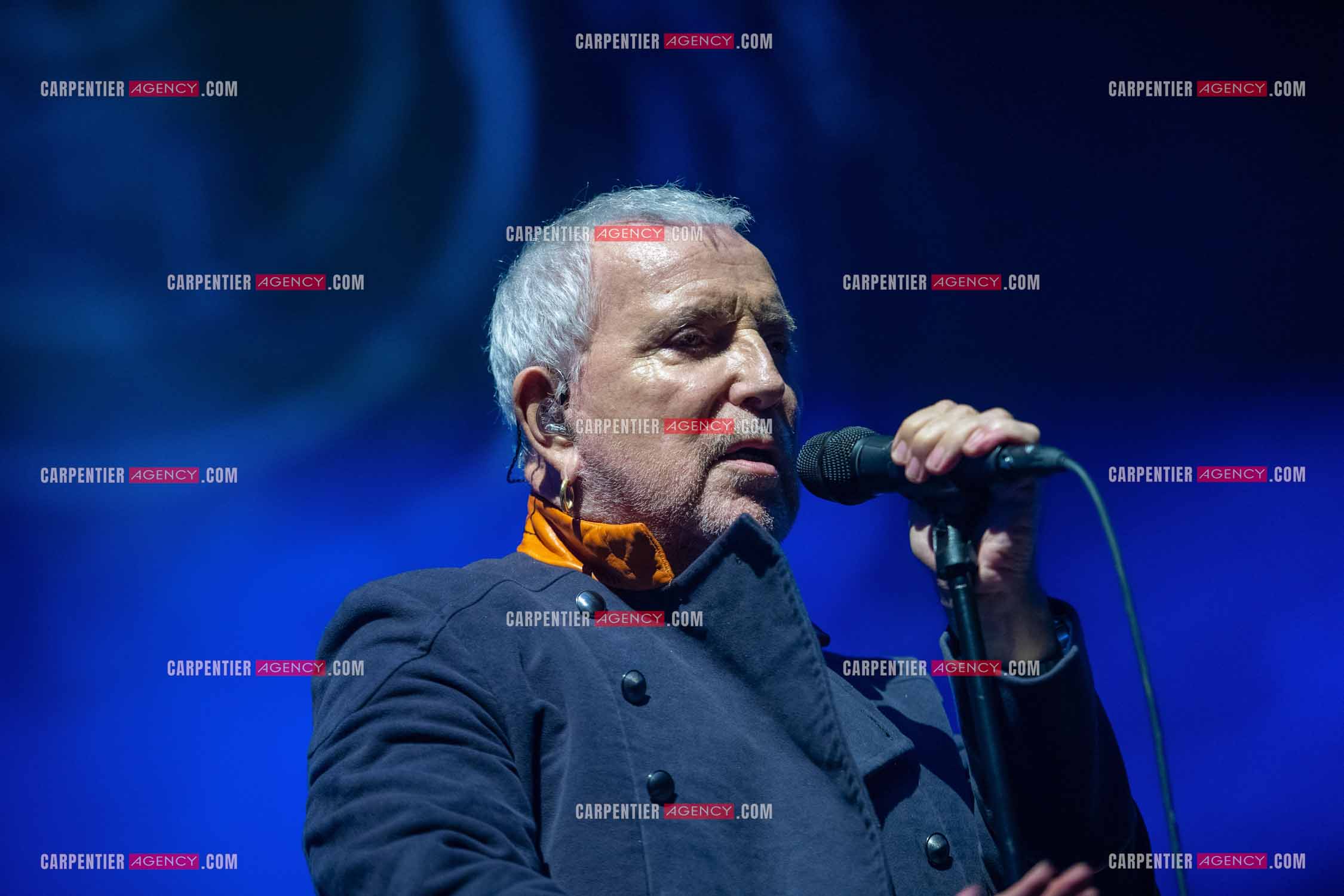 Le chanteur Bernard Lavilliers en concert pour le festival de Solliès-Pont en Juillet 2022.   ( Exclusif )