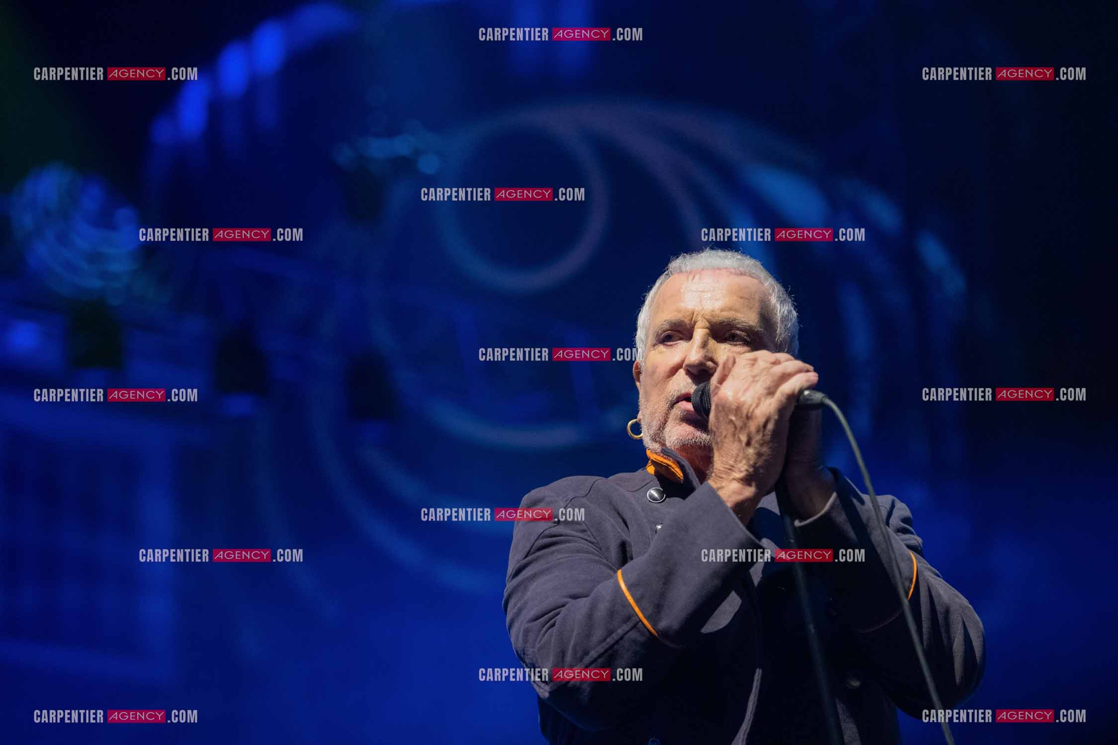 Le chanteur Bernard Lavilliers en concert pour le festival de Solliès-Pont en Juillet 2022.   ( Exclusif )