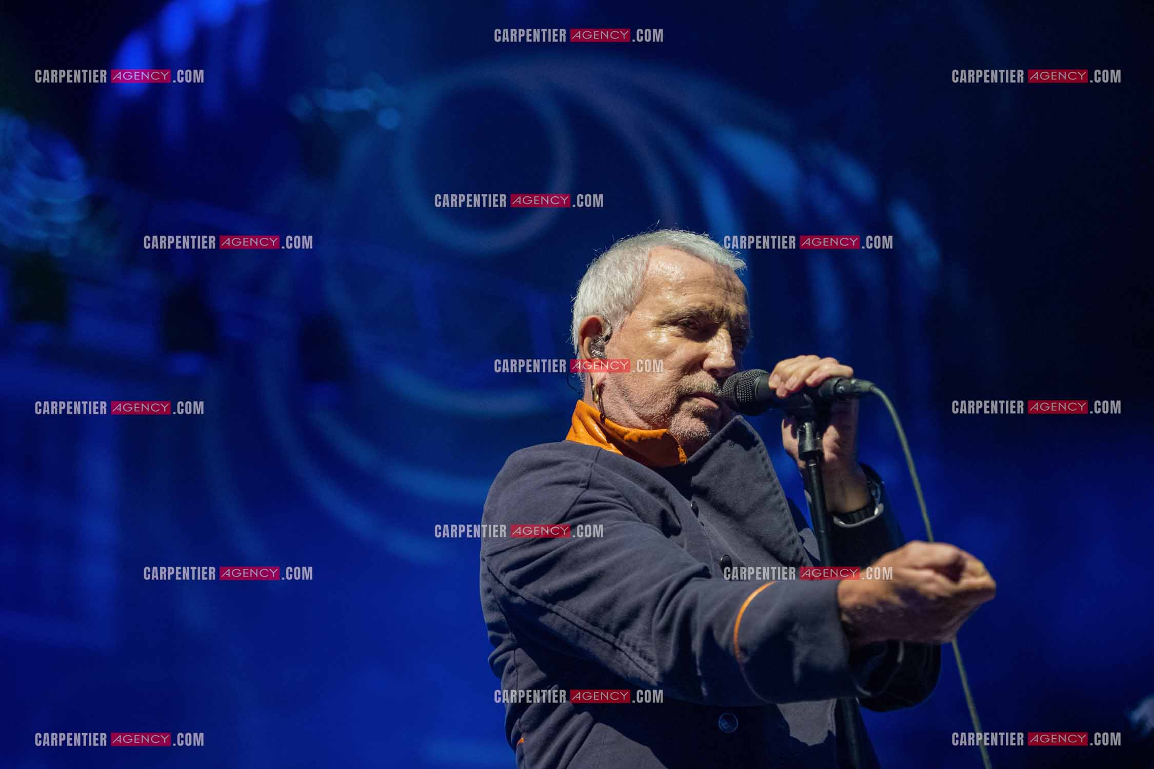 Le chanteur Bernard Lavilliers en concert pour le festival de Solliès-Pont en Juillet 2022.   ( Exclusif )