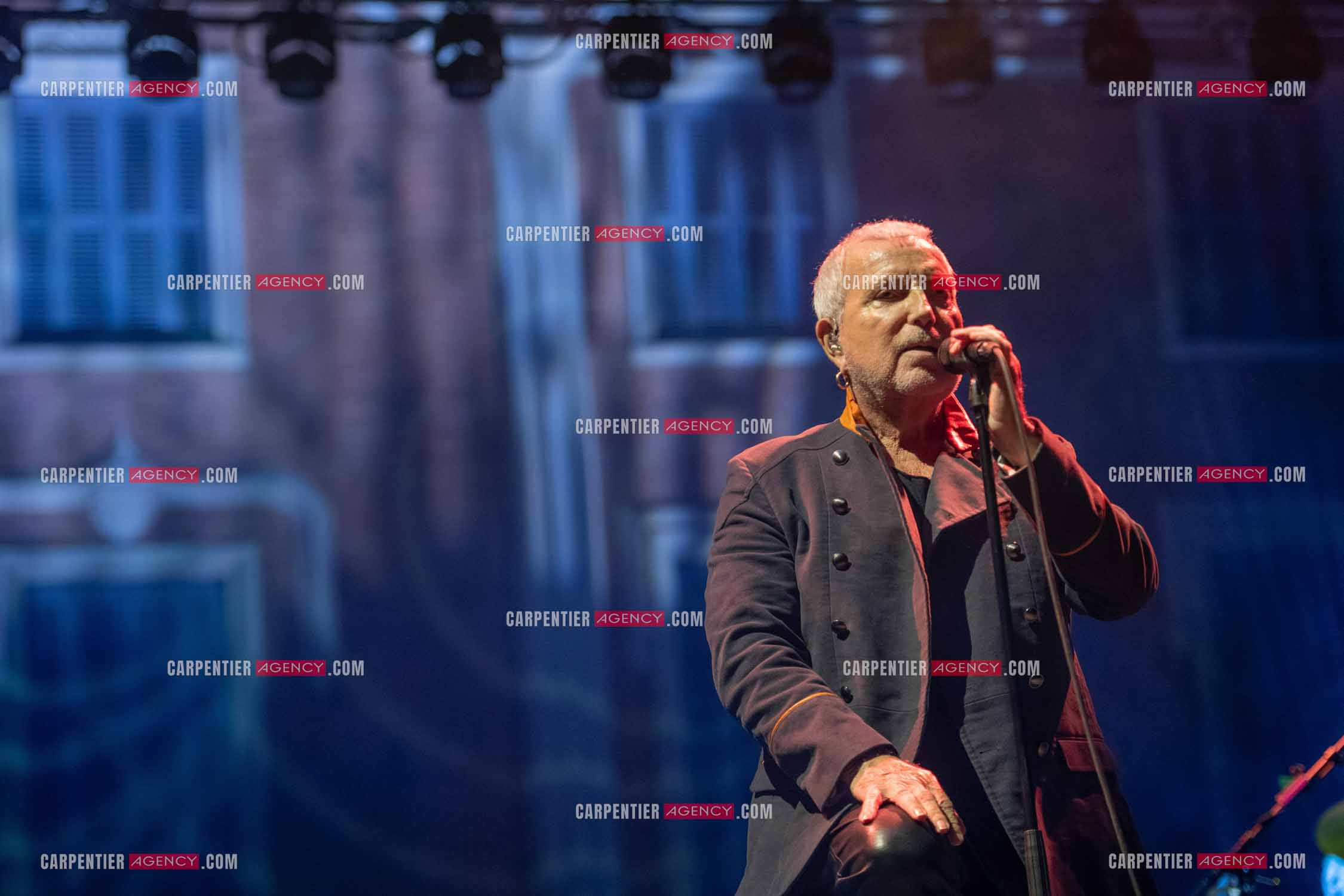 Le chanteur Bernard Lavilliers en concert pour le festival de Solliès-Pont en Juillet 2022.   ( Exclusif )