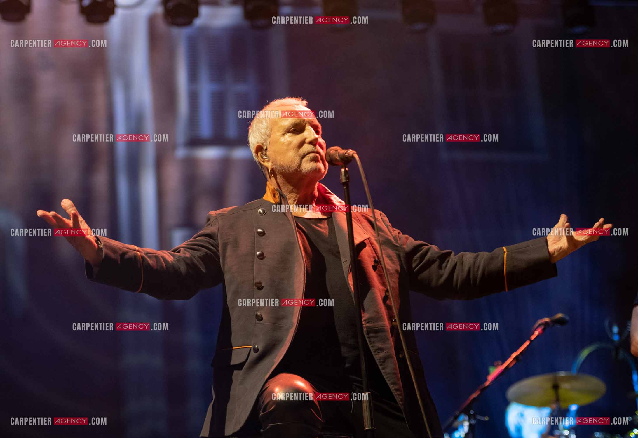 Le chanteur Bernard Lavilliers en concert pour le festival de Solliès-Pont en Juillet 2022.   ( Exclusif )