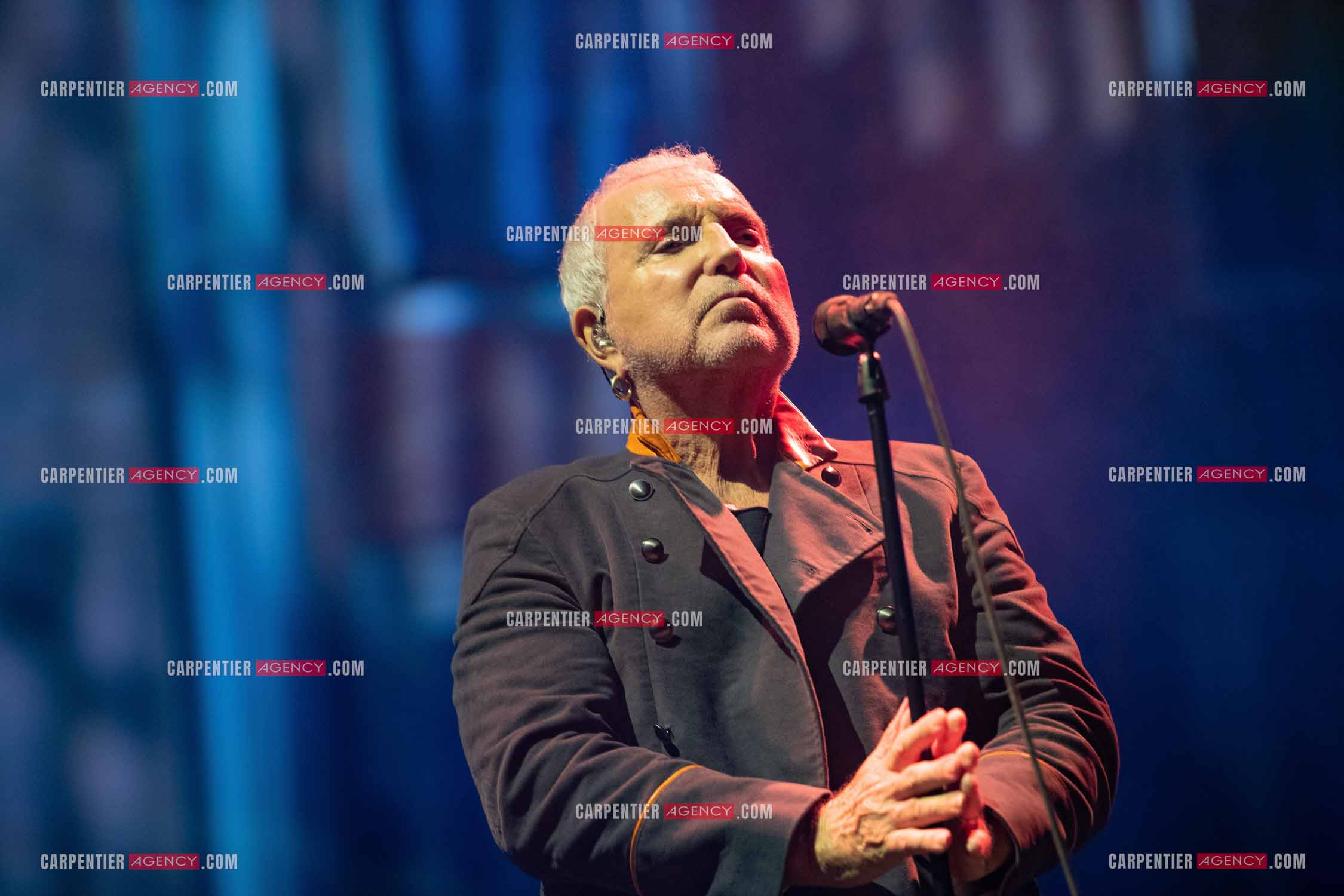 Le chanteur Bernard Lavilliers en concert pour le festival de Solliès-Pont en Juillet 2022.   ( Exclusif )