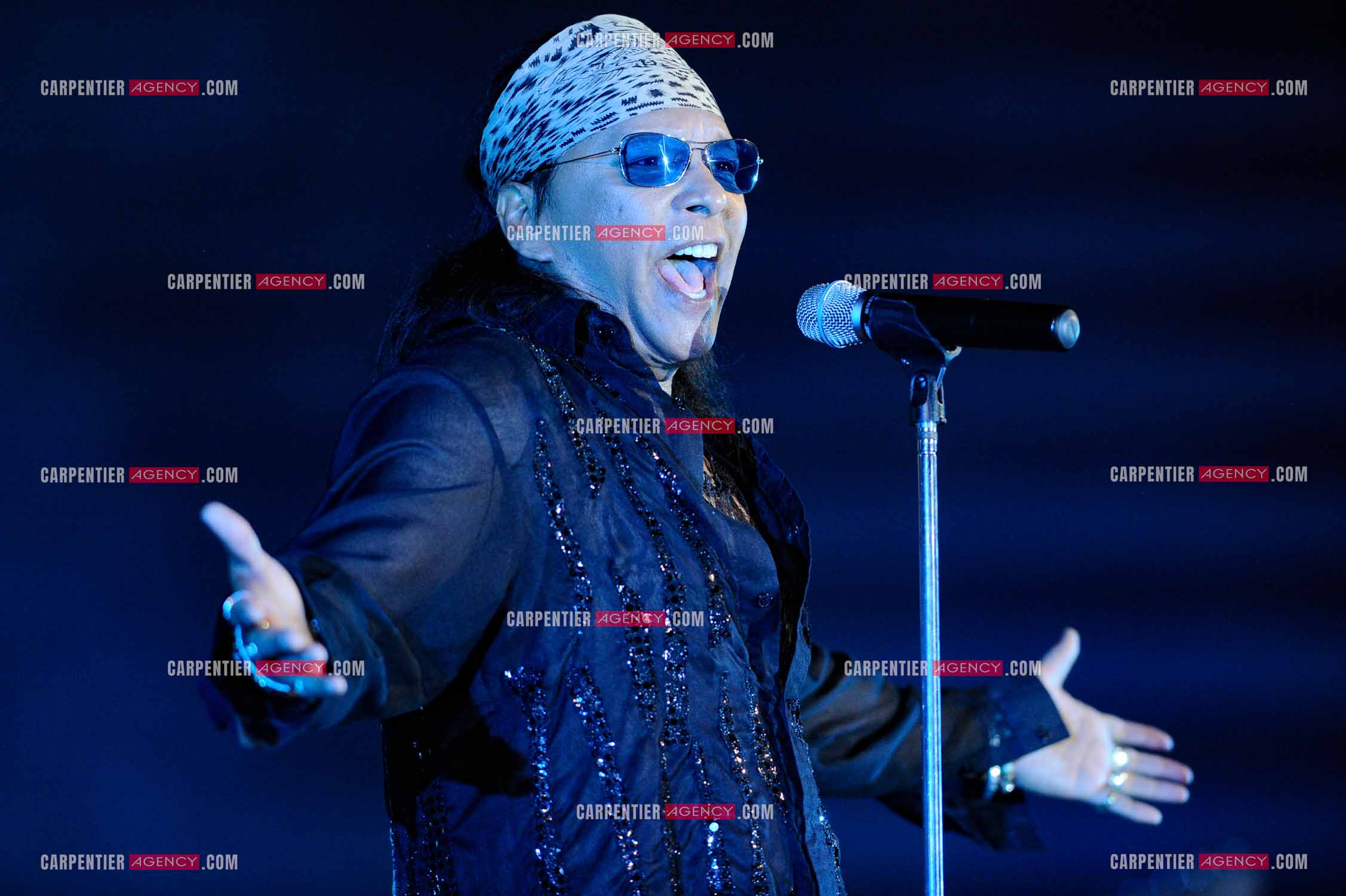 Le chanteur Dato Shake dit  Shake en concert à Palavas.      ( Exclusif )