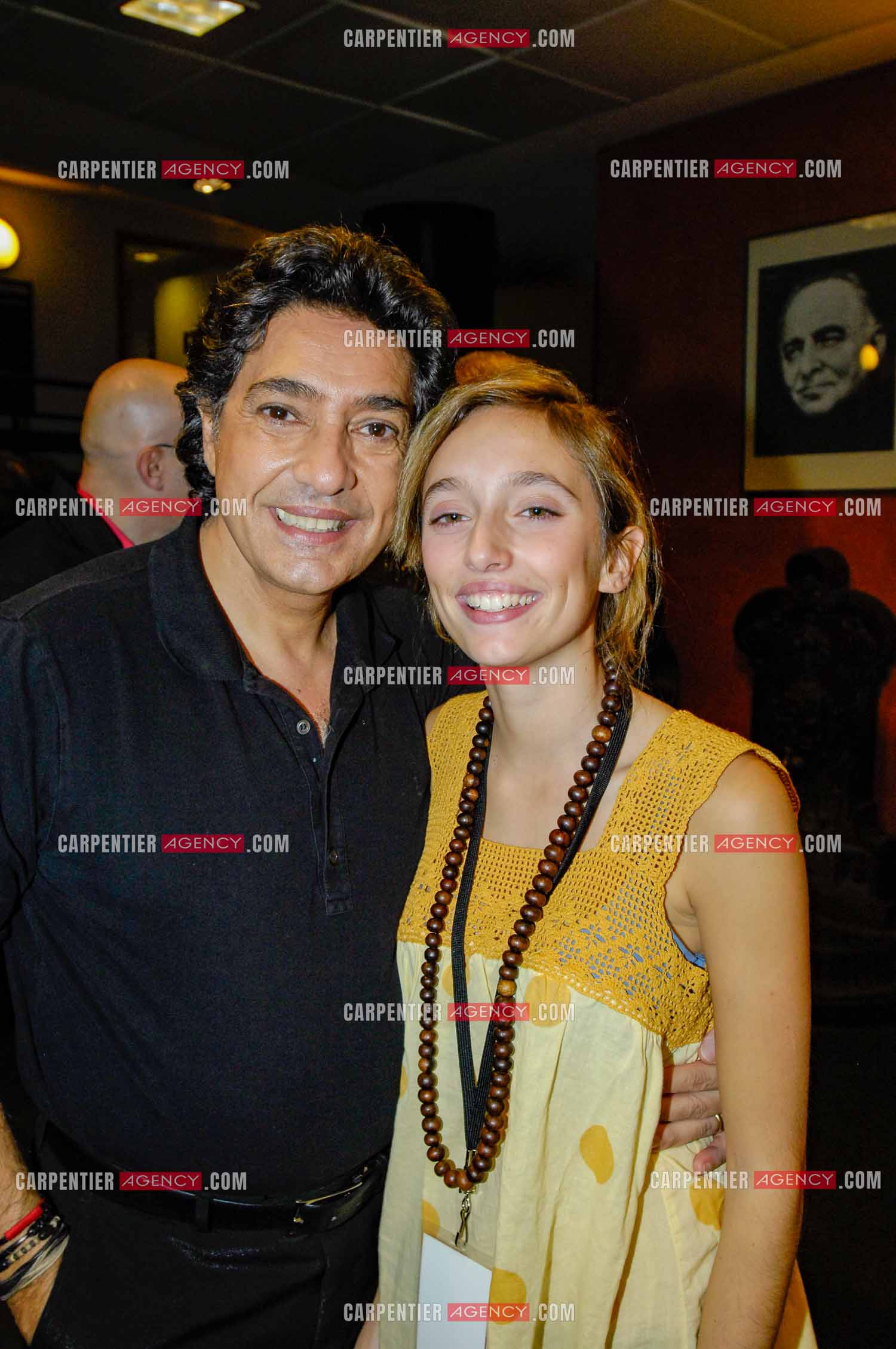 Le chanteur Frédéric François à l'Olympia du 29 février au 09 mars 2008. Victoria la fille de Frédéric François fête ses 18 ans entourée de toute sa famille et ses amis.  ( Exclusif )