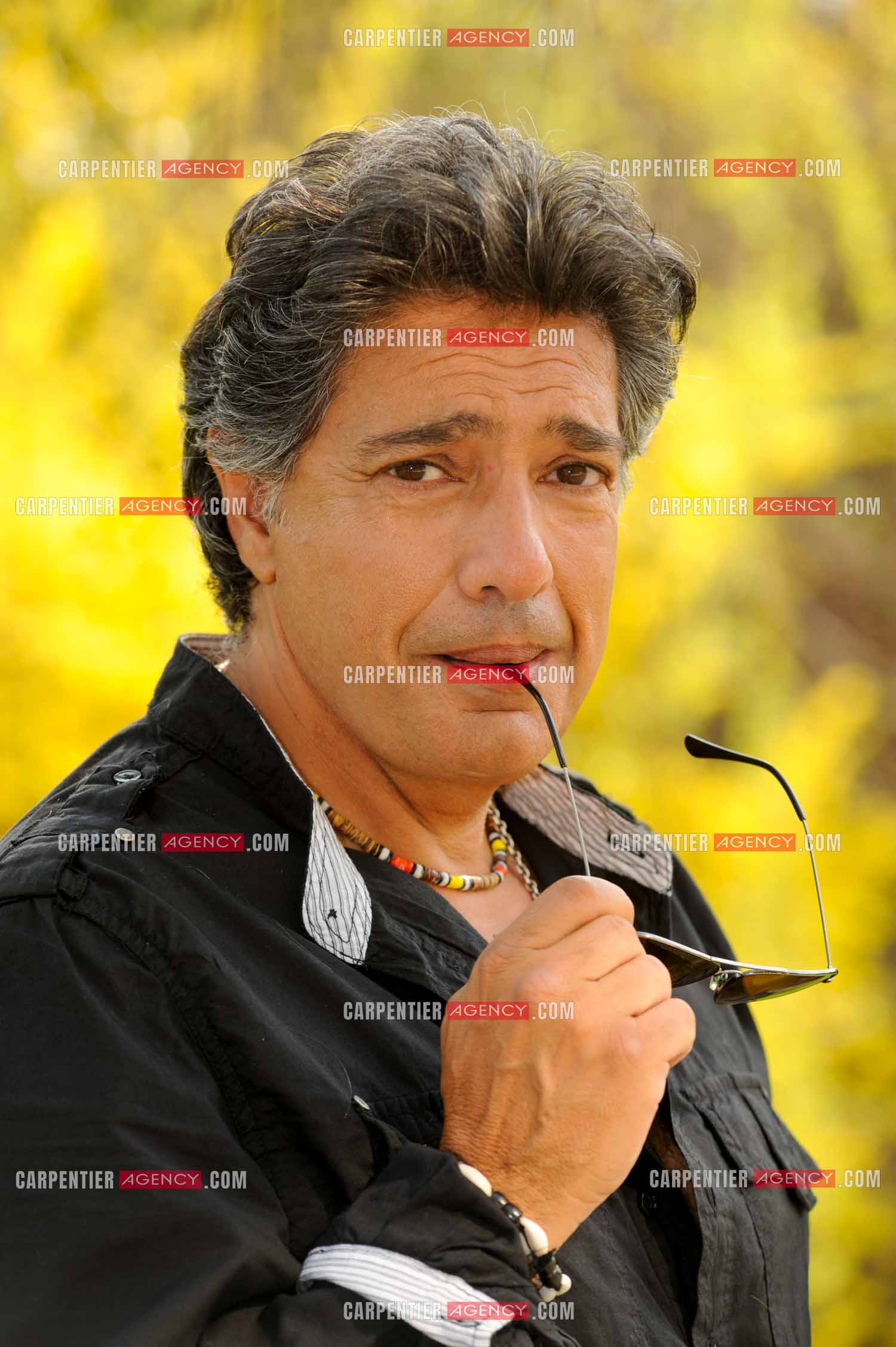 Le chanteur Frédéric François chez lui en Belgique. Portrait de Frédéric. ( Exclusif )