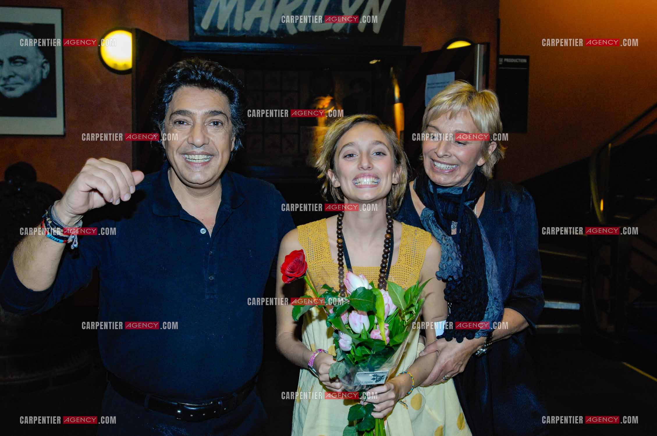 Le chanteur Frédéric François à l'Olympia du 29 février au 09 mars 2008. Victoria la fille de Frédéric François fête ses 18 ans entourée de toute sa famille et ses amis.  ( Exclusif )