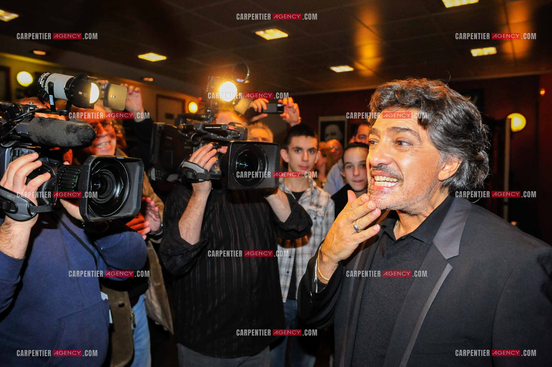 Le chanteur Frédéric François à l'Olympia du 11 au 20 février 2011.  ( Exclusif )