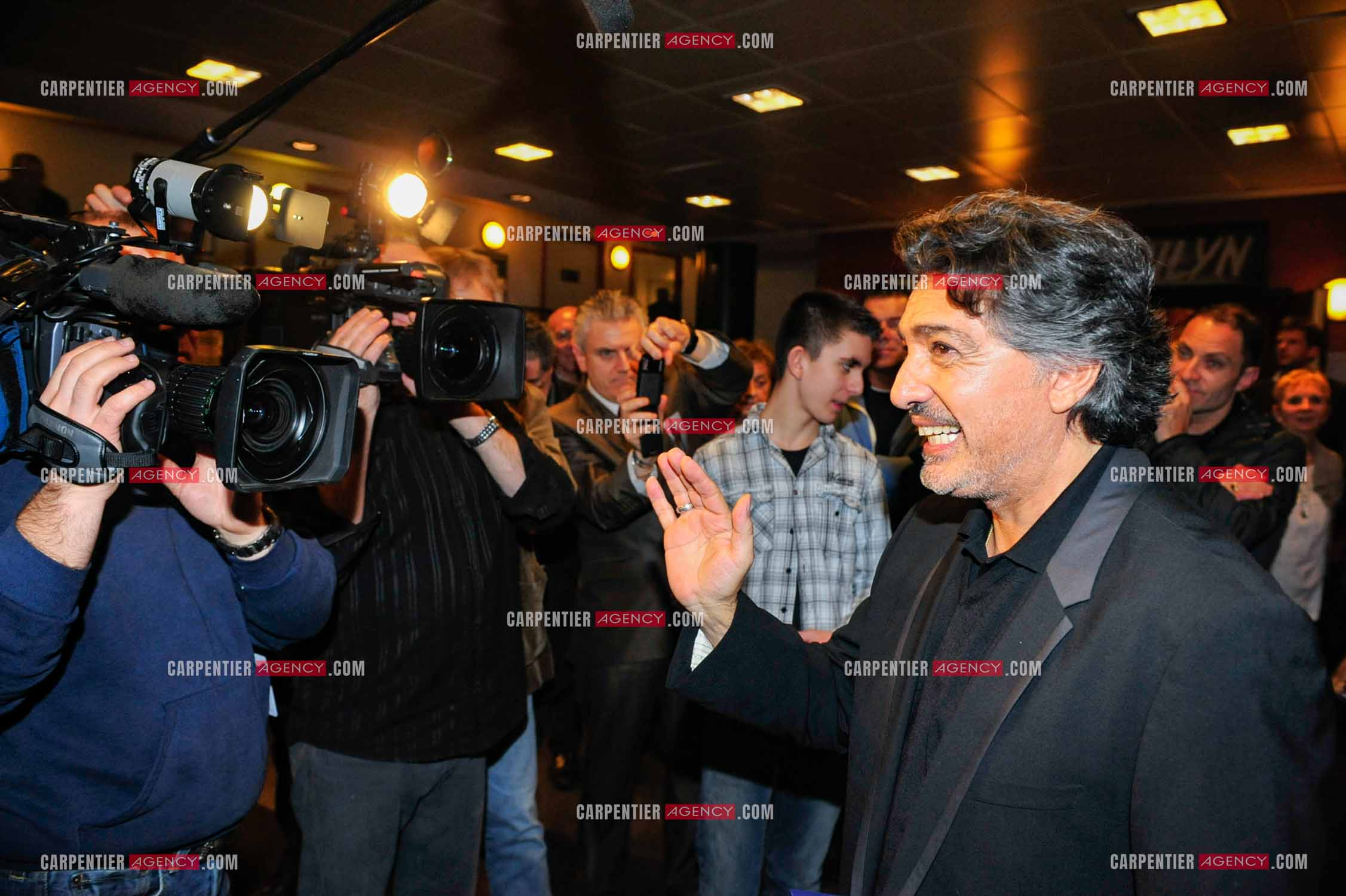 Le chanteur Frédéric François à l'Olympia du 11 au 20 février 2011.  ( Exclusif )
