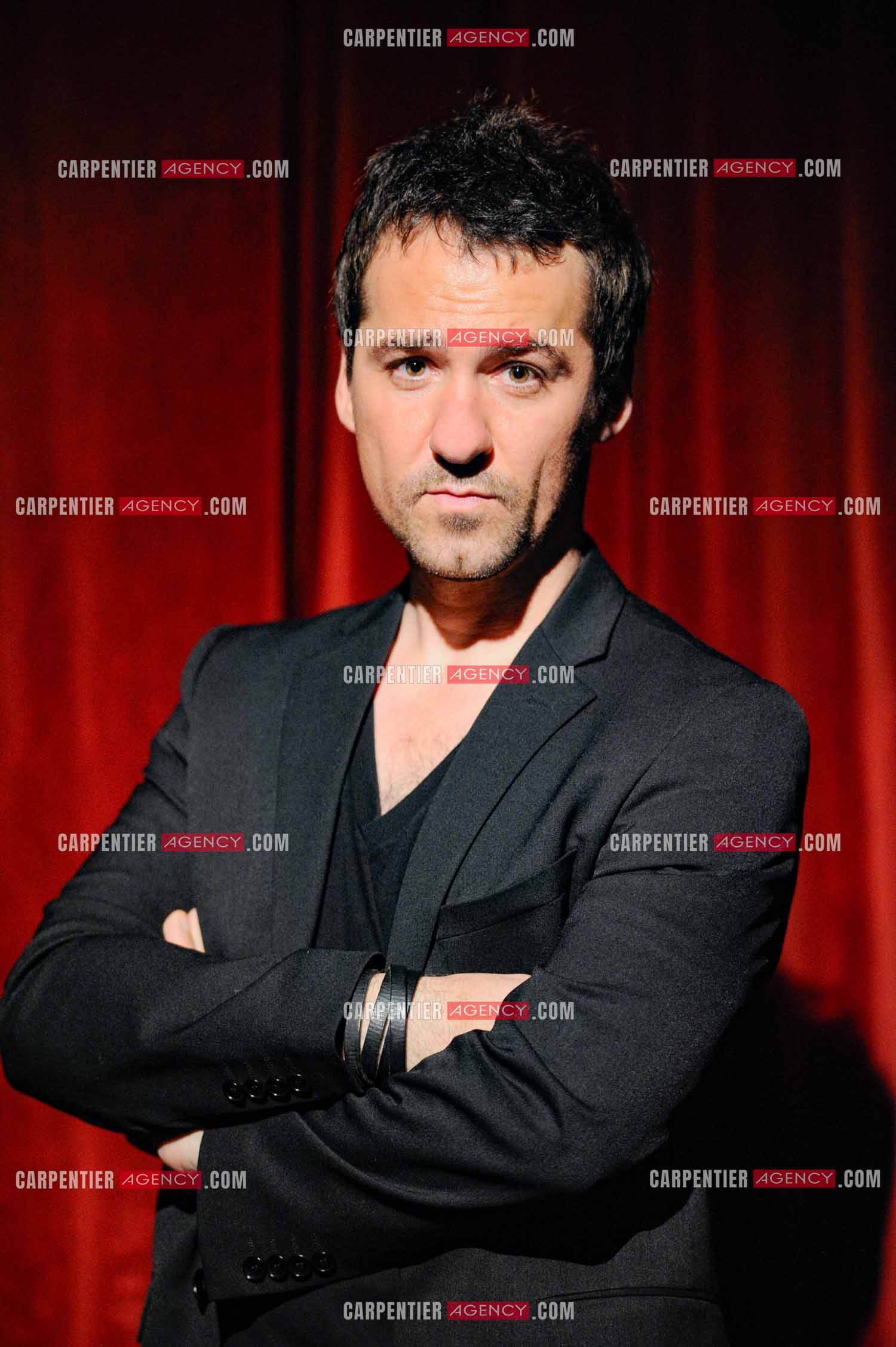 L'humoriste Jérôme Daran lors de son One Man Show au théâtre Trévise a Paris le 13 Oct 2011.  ( Exclusif )