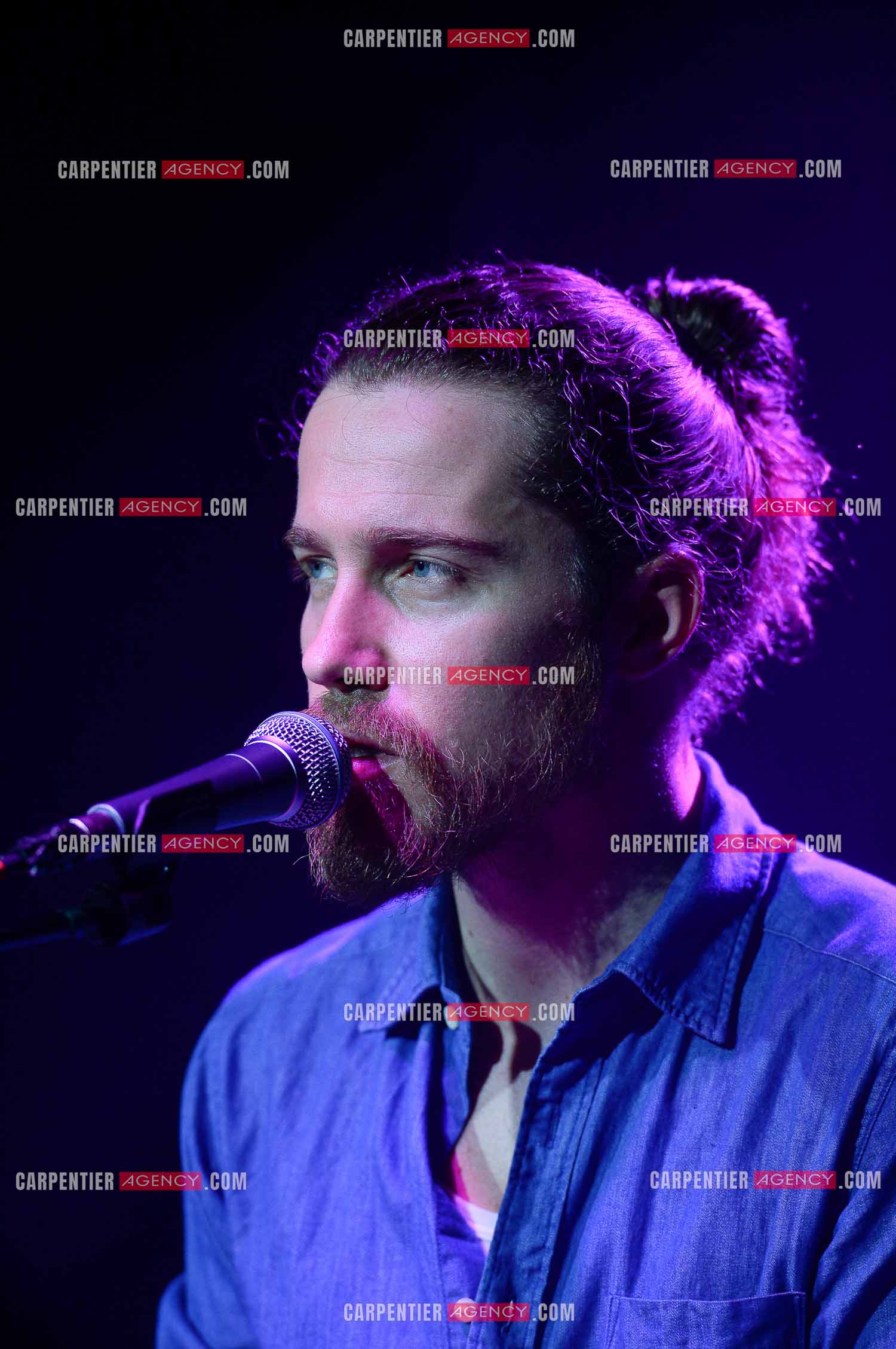 Soirée privée au PAN PIPER avec Julien Doré dans le 20 ém arrondissement de Paris.   ( Exclusif )