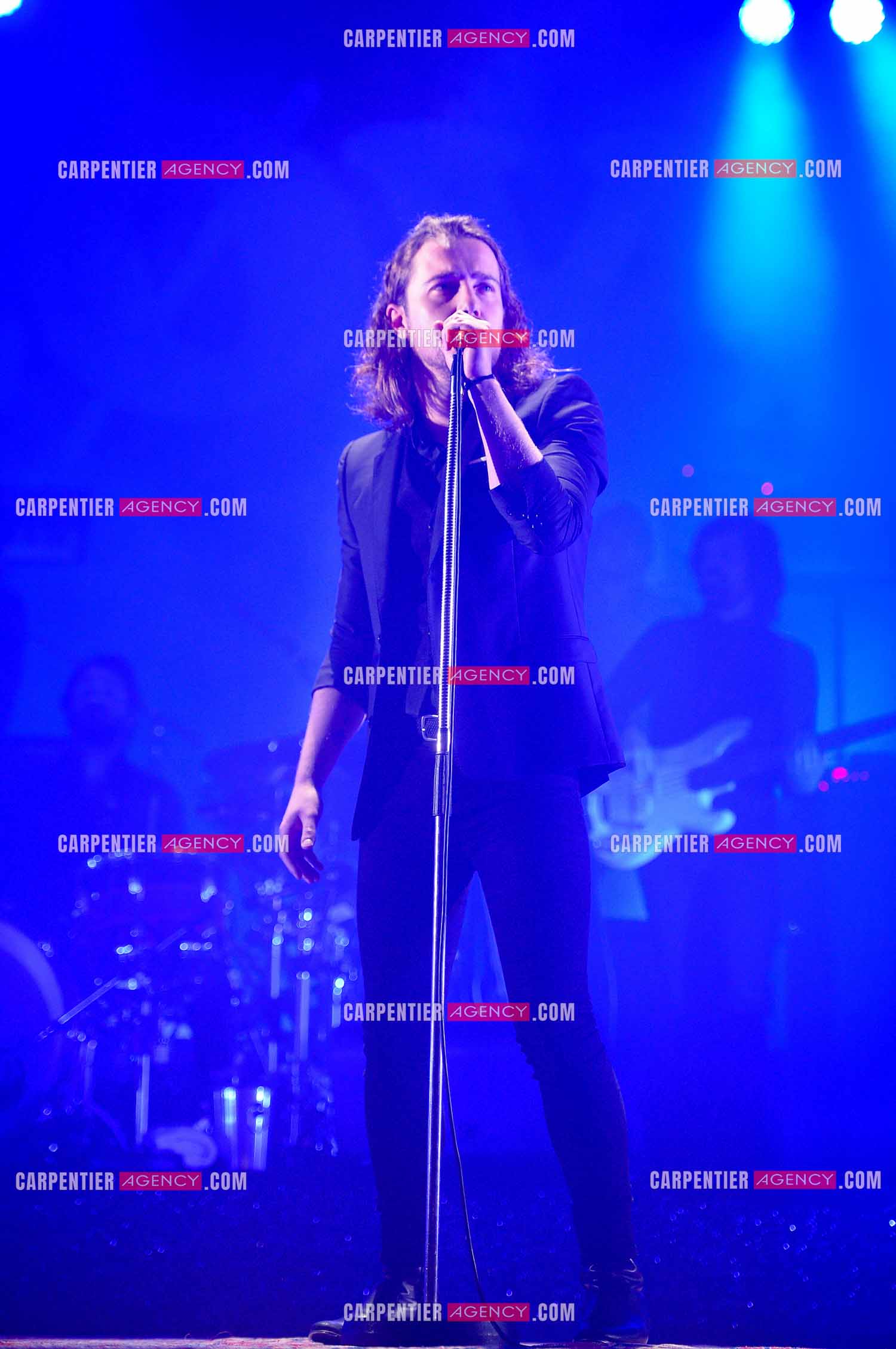 Le chanteur Julien Doré en concert au Zénith de Paris en 2015.