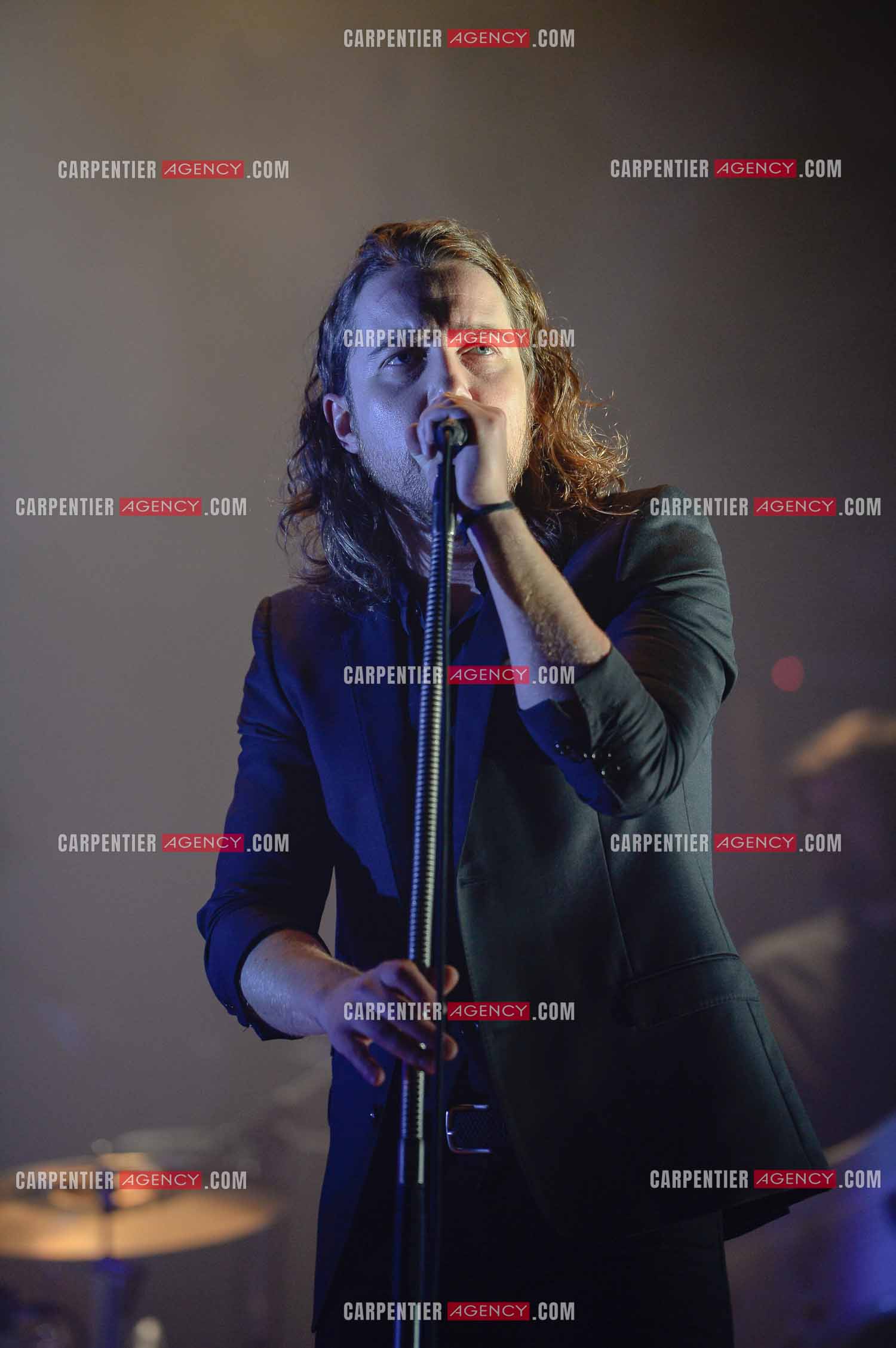 Le chanteur Julien Doré en concert au Zénith de Paris en 2015.