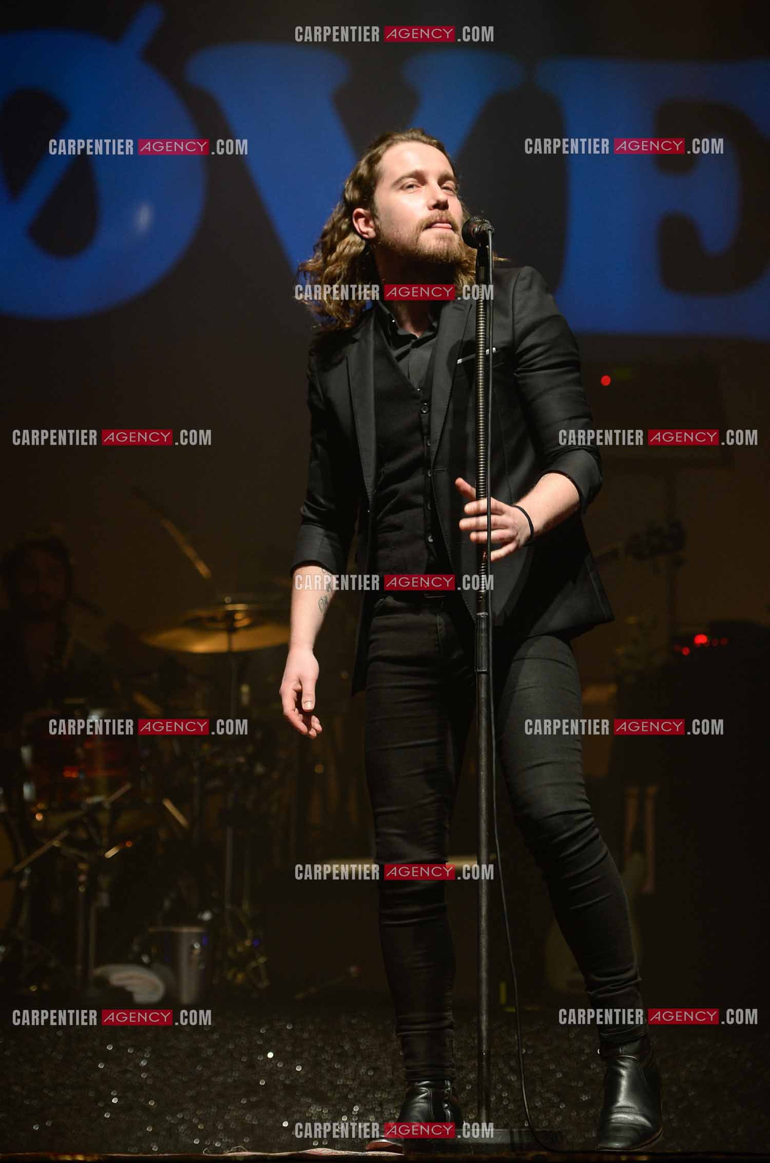 Le chanteur Julien Doré en concert au Zénith de Paris en 2015.
