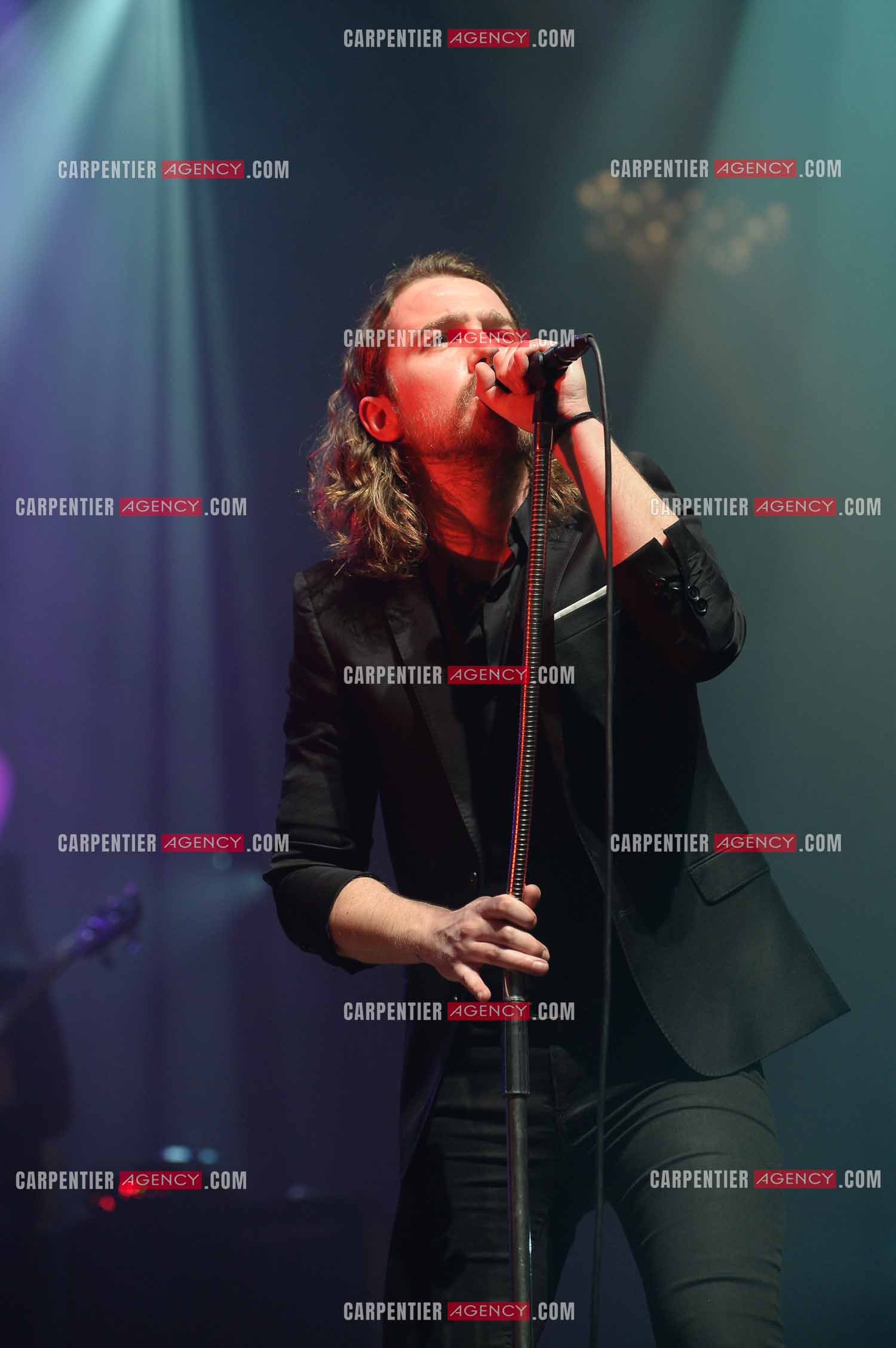 Le chanteur Julien Doré en concert au Zénith de Paris en 2015.
