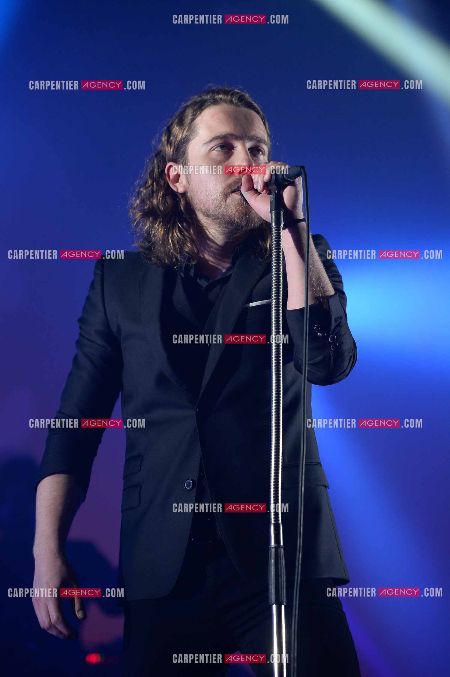 Le chanteur Julien Doré en concert au Zénith de Paris en 2015.