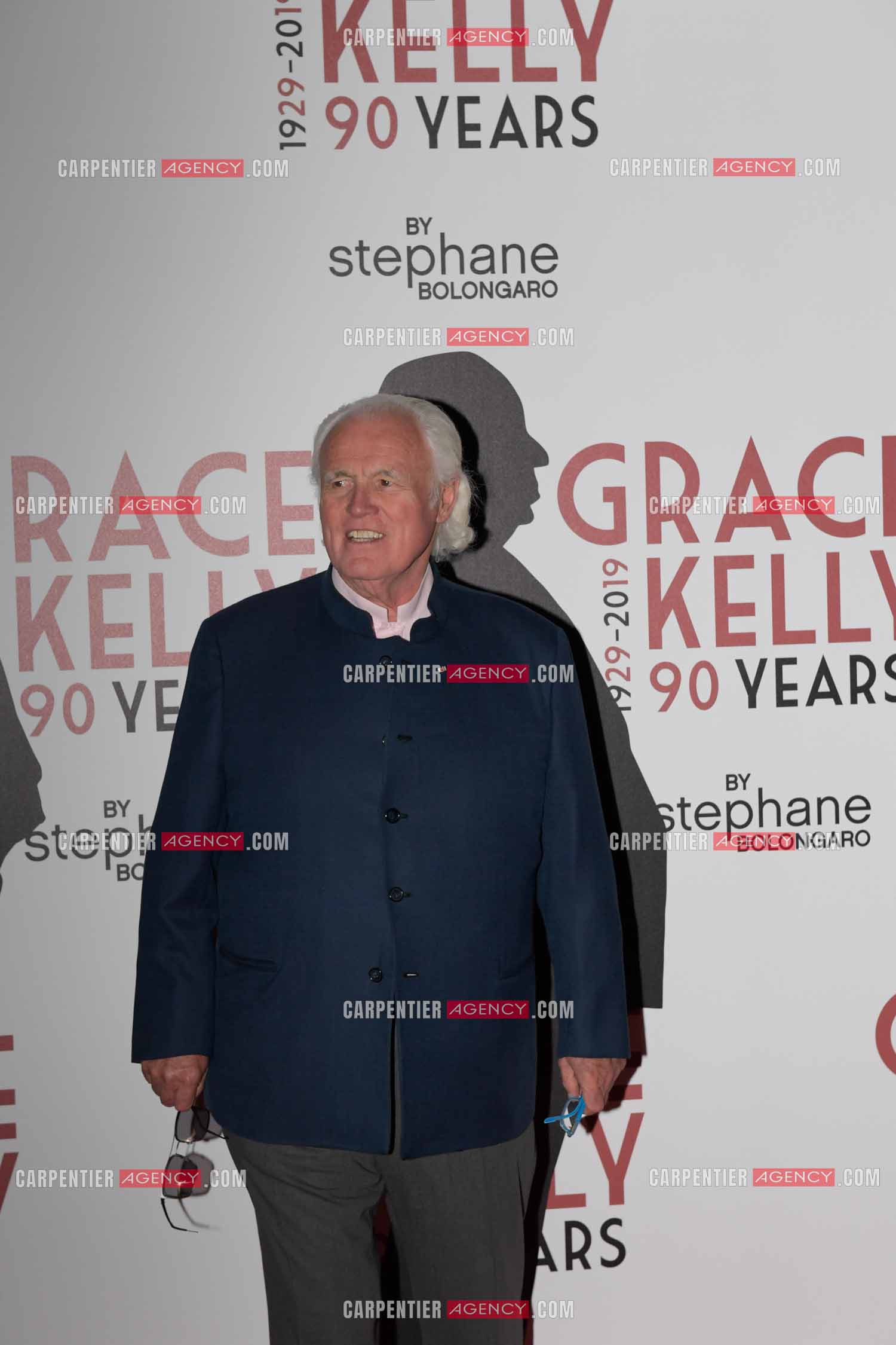 90 èm anniversaire de la naissance de la Princesse Grace Kelly avec comme invité principal le prince Albert II de Monaco le 18 avril 2019. Invité à cette soirée: Yves Piaget.