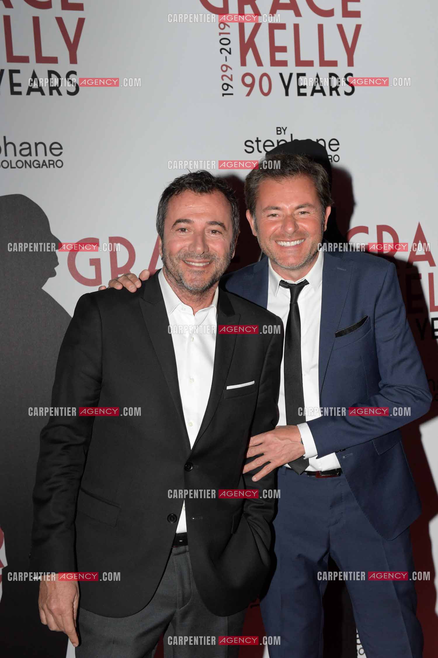 90 èm anniversaire de la naissance de la Princesse Grace Kelly avec comme invité principal le prince Albert II de Monaco le 18 avril 2019. Invité à cette soirée: Les animateurs Bernard Montiel et Jérôme Anthony.