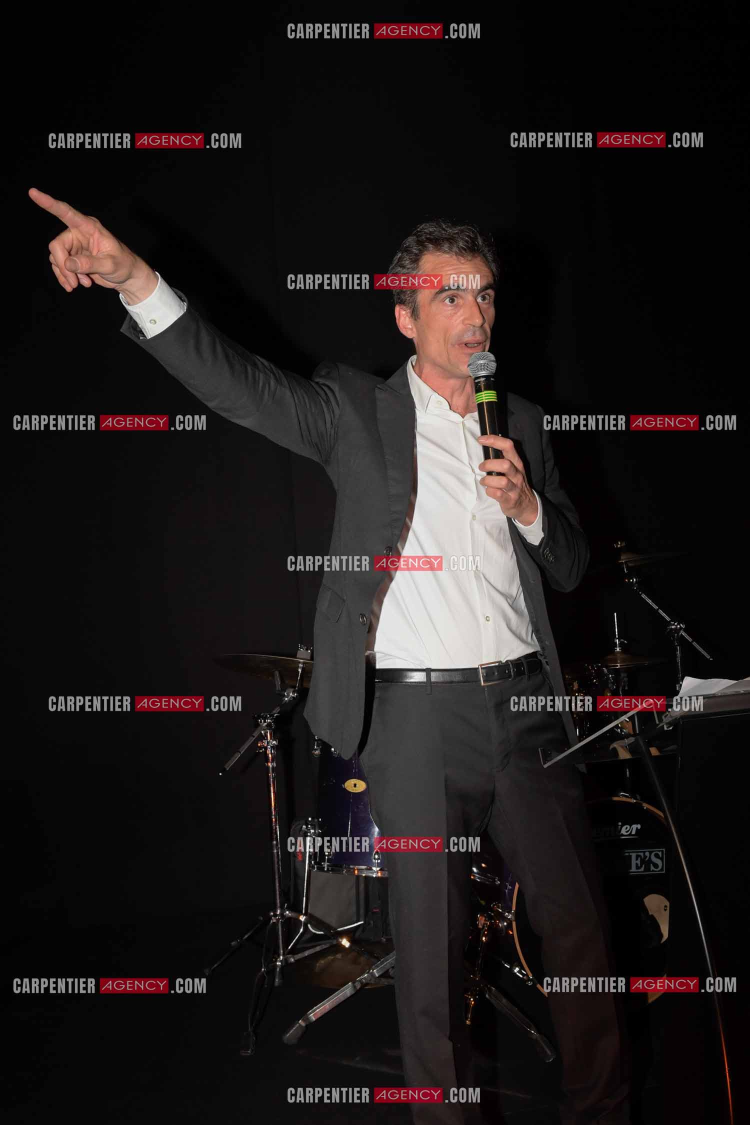90 èm anniversaire de la naissance de la Princesse Grace Kelly avec comme invité principal le prince Albert II de Monaco le 18 avril 2019. Invité à cette soirée: Le philosophe Raphaël Enthoven.