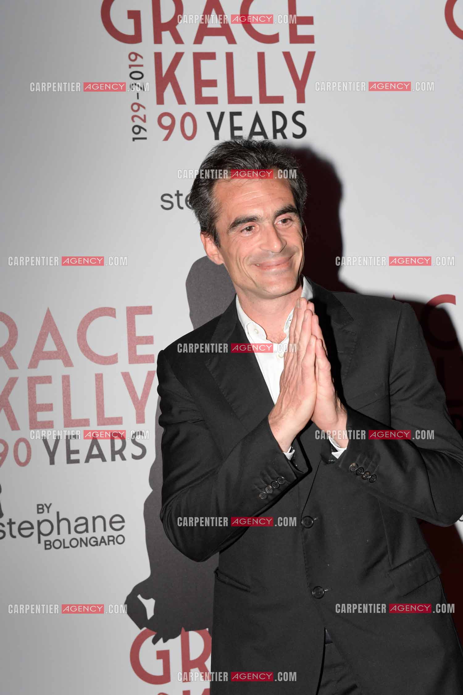 90 èm anniversaire de la naissance de la Princesse Grace Kelly avec comme invité principal le prince Albert II de Monaco le 18 avril 2019. Invité à cette soirée: Le philosophe Raphaël Enthoven.