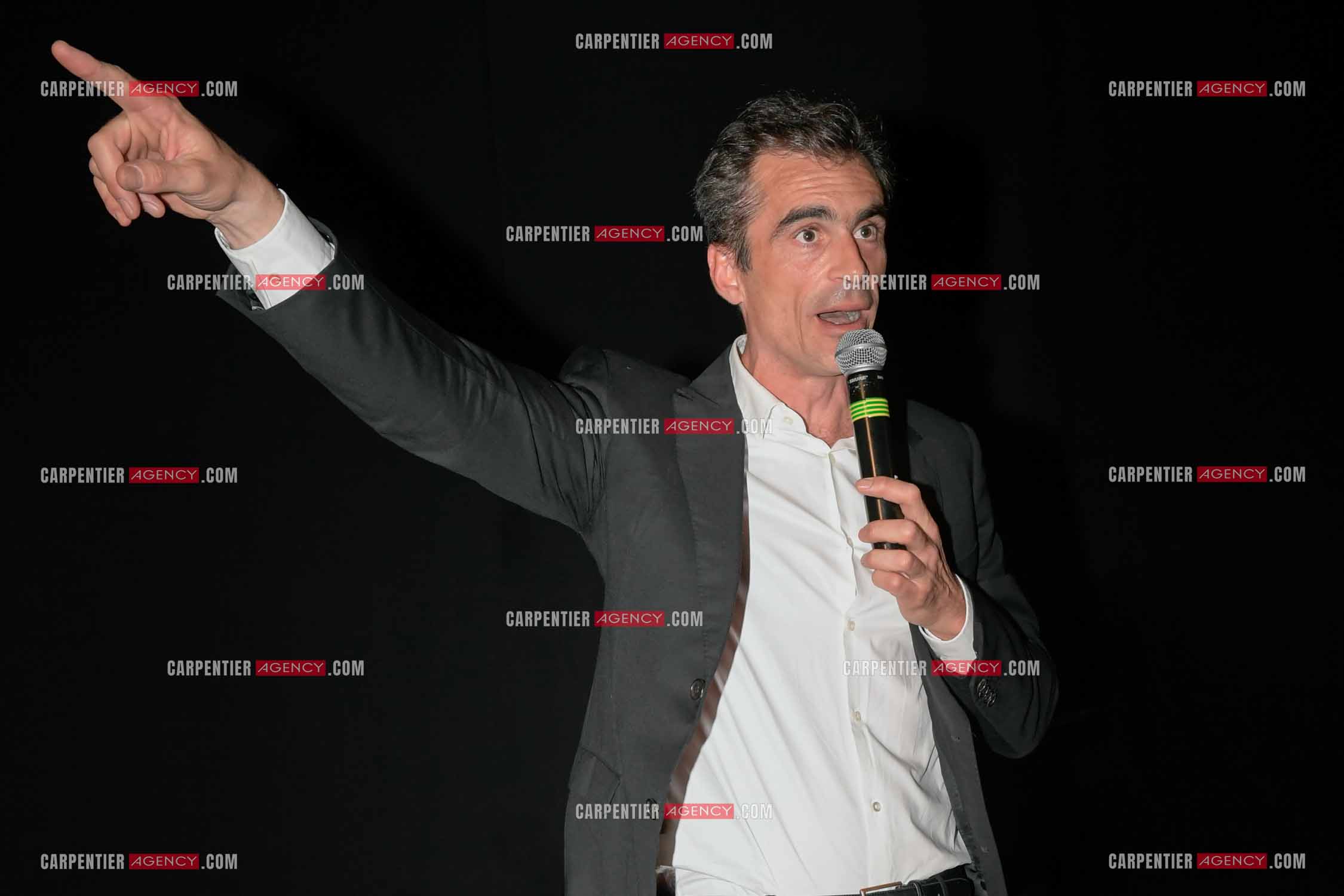 90 èm anniversaire de la naissance de la Princesse Grace Kelly avec comme invité principal le prince Albert II de Monaco le 18 avril 2019. Invité à cette soirée: Le philosophe Raphaël Enthoven.