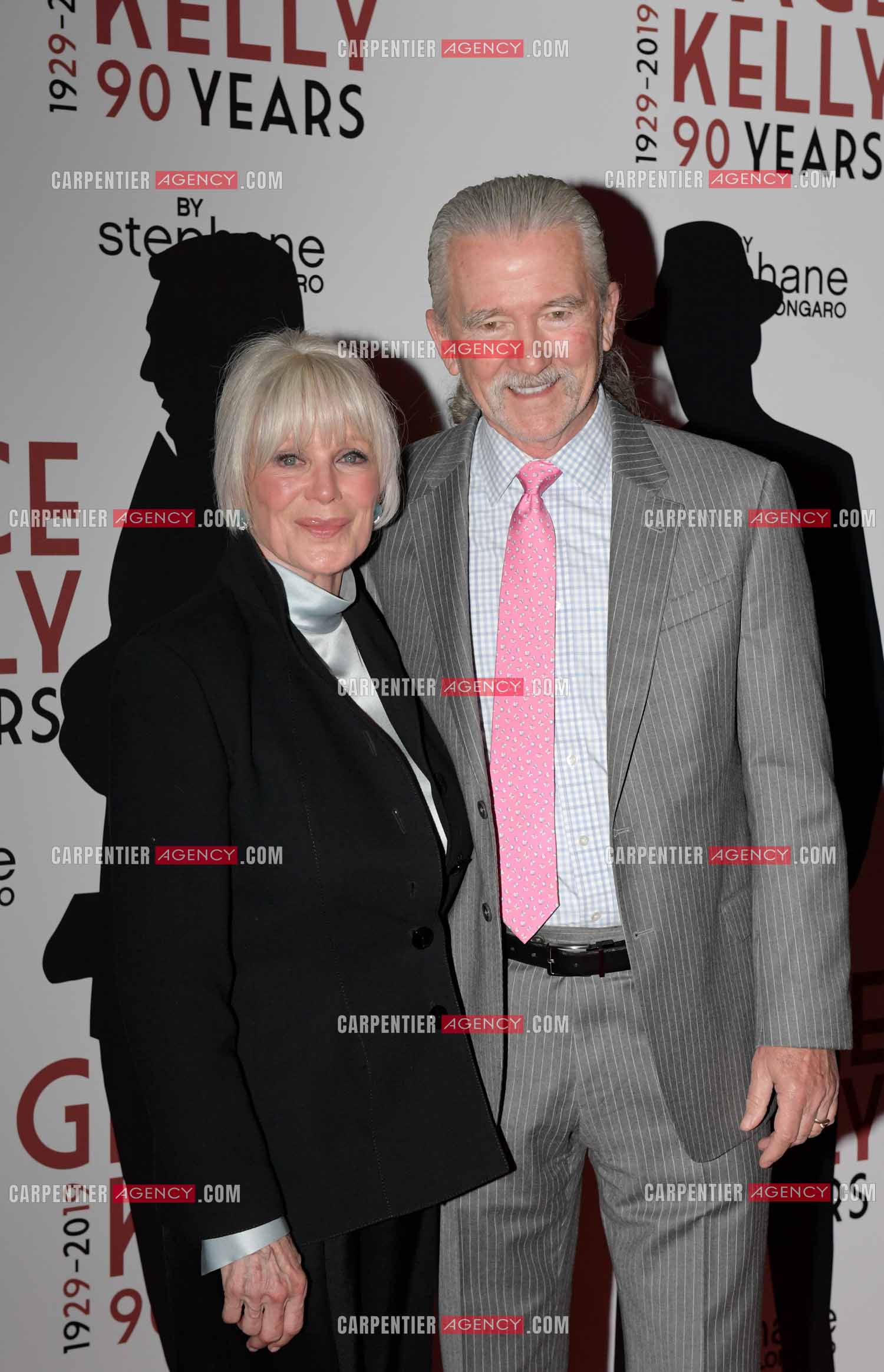 90 èm anniversaire de la naissance de la Princesse Grace Kelly avec comme invité principal le prince Albert II de Monaco le 18 avril 2019. Invité à cette soirée: L'actrice Américaine Linda Evans et l'acteur Américain Patrick Duffy.