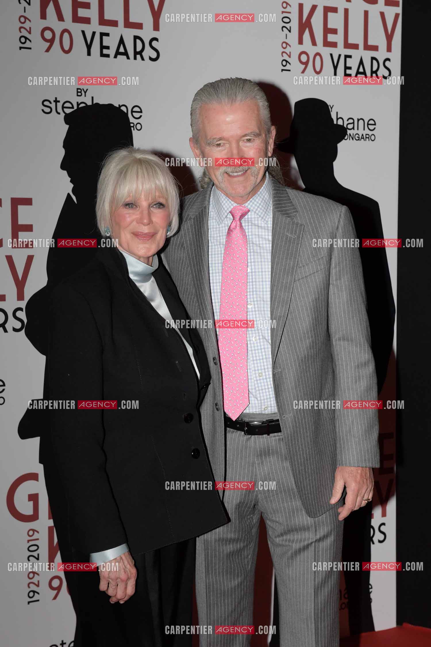 90 èm anniversaire de la naissance de la Princesse Grace Kelly avec comme invité principal le prince Albert II de Monaco le 18 avril 2019. Invité à cette soirée: L'actrice Américaine Linda Evans et l'acteur Américain Patrick Duffy.