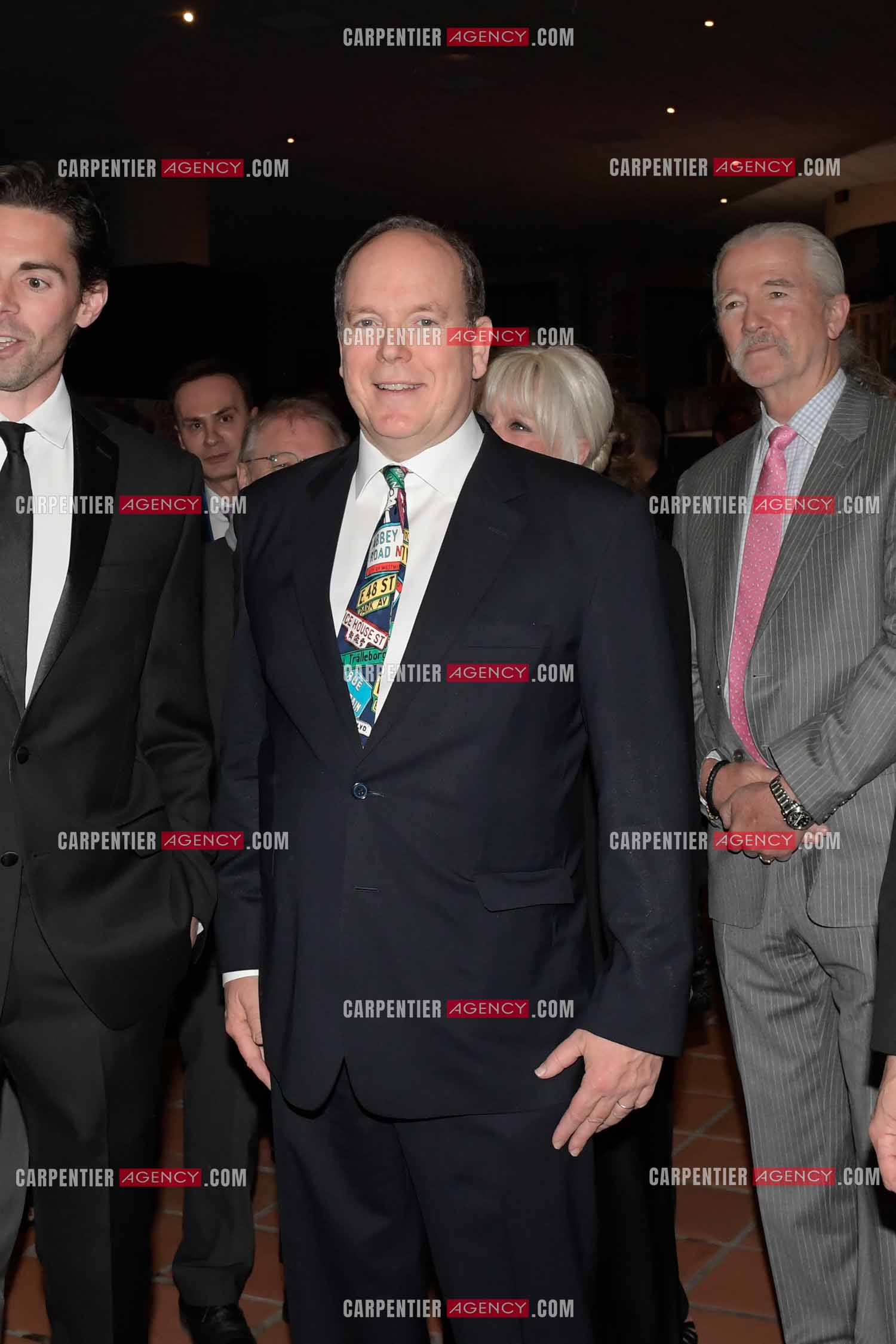 90 èm anniversaire de la naissance de la Princesse Grace Kelly avec comme invité principal le prince Albert II de Monaco le 18 avril 2019. Invité à cette soirée: Le prince Albert II et Patrick Duffy.