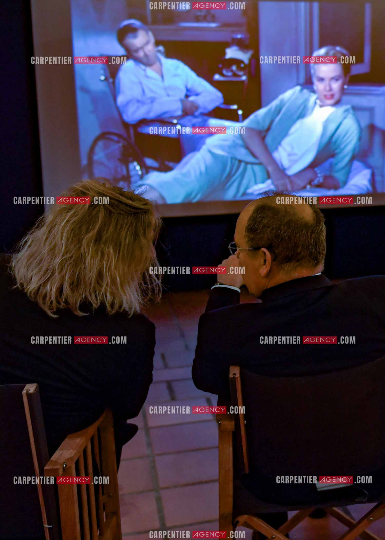 90 èm anniversaire de la naissance de la Princesse Grace Kelly avec comme invité principal le prince Albert II de Monaco le 18 avril 2019. Invité à cette soirée: L'artiste Niçois Stéphane Bolongaro et le Prince Albert II.