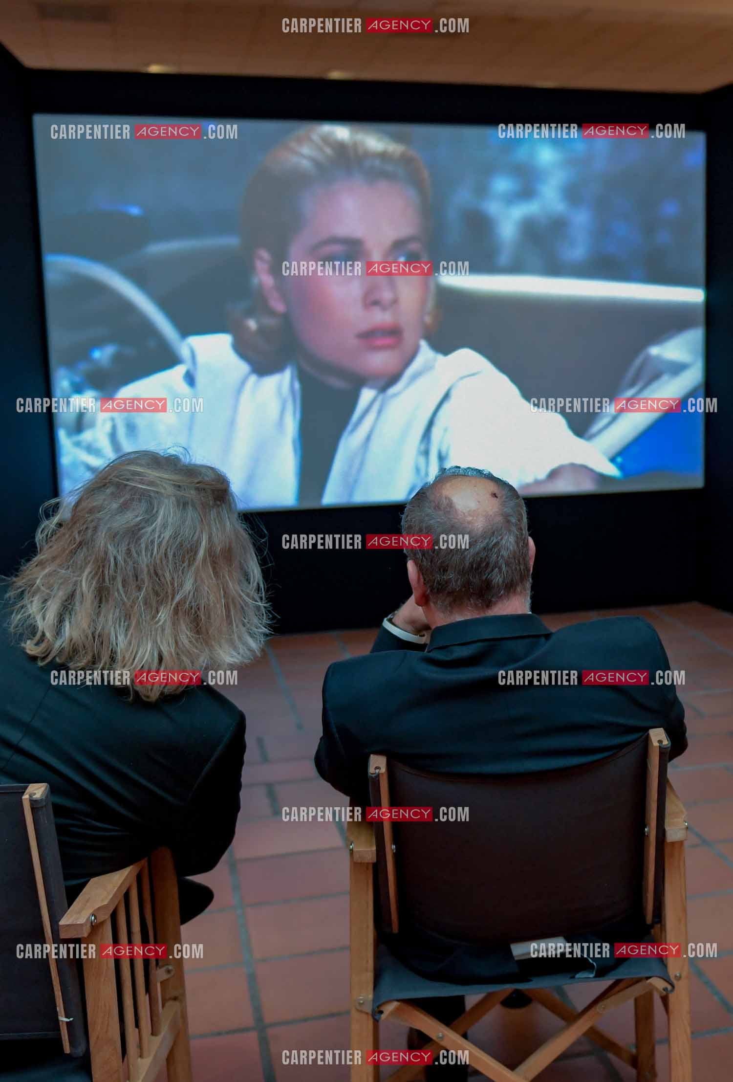 90 èm anniversaire de la naissance de la Princesse Grace Kelly avec comme invité principal le prince Albert II de Monaco le 18 avril 2019. Invité à cette soirée: L'artiste Niçois Stéphane Bolongaro et le Prince Albert II.