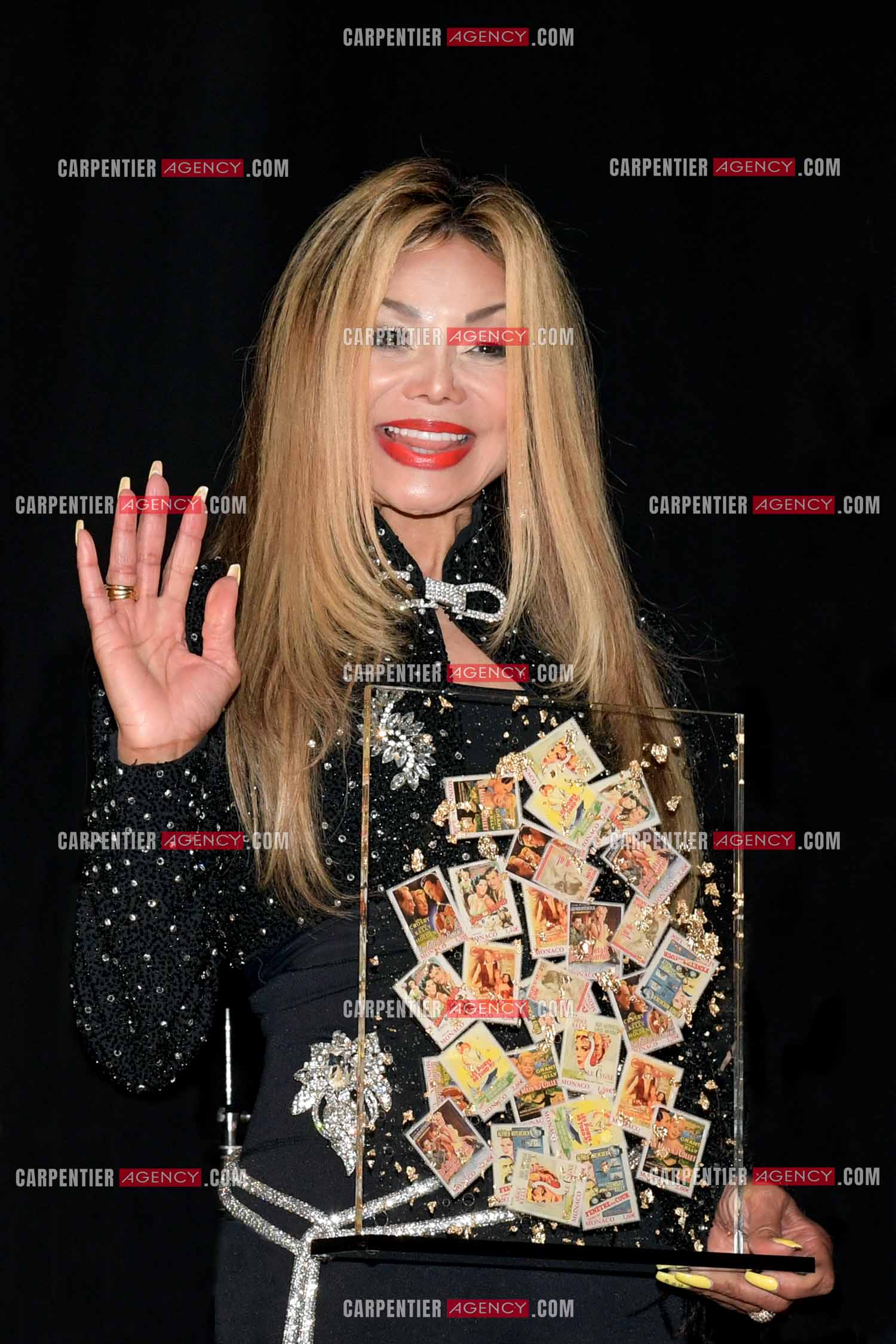 90 èm anniversaire de la naissance de la Princesse Grace Kelly avec comme invité principal le prince Albert II de Monaco le 18 avril 2019. Invité à cette soirée: La chanteuse Américaine La Toya Jackson.