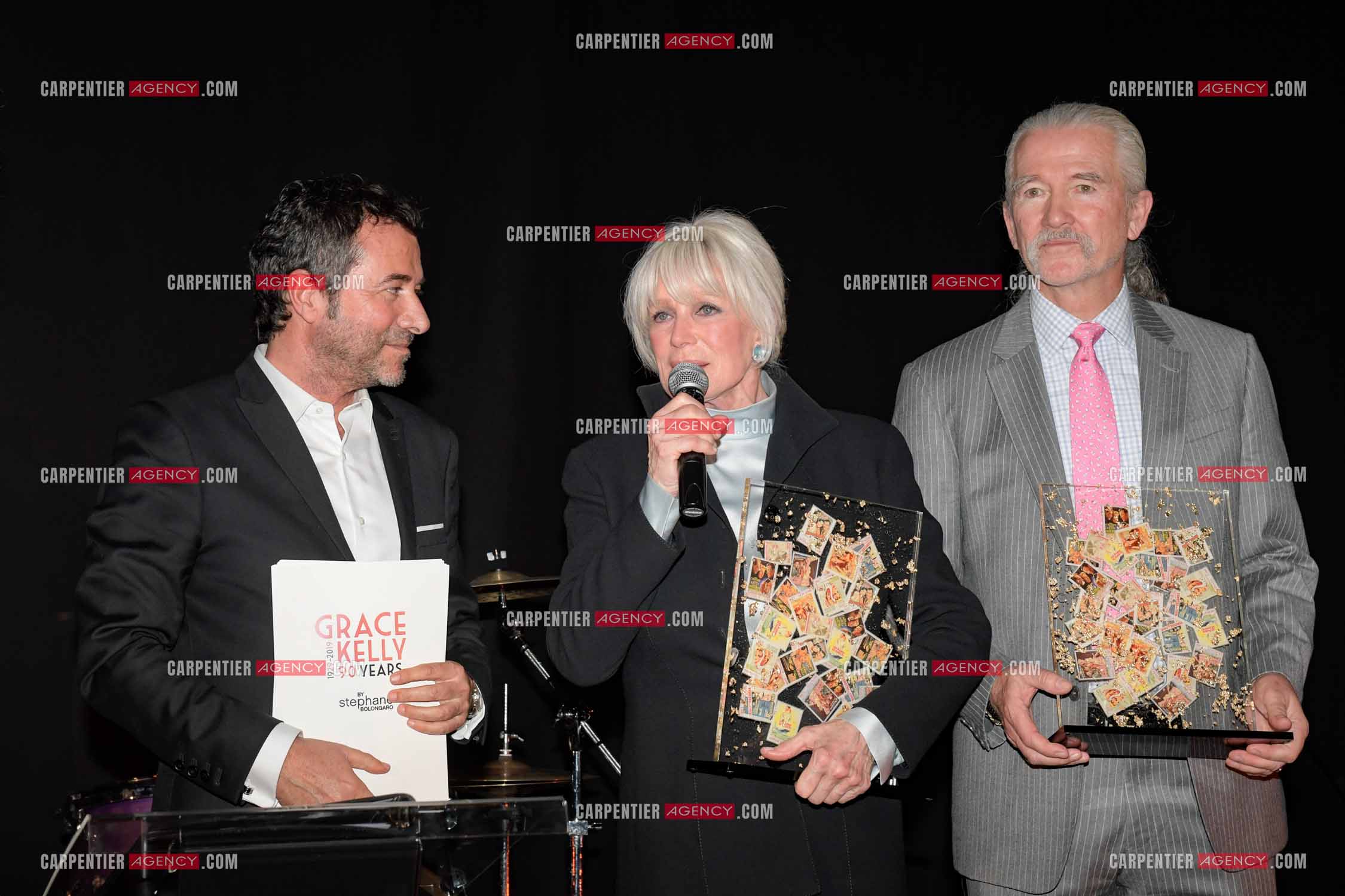 90 èm anniversaire de la naissance de la Princesse Grace Kelly avec comme invité principal le prince Albert II de Monaco le 18 avril 2019. Invité à cette soirée: Bernard Montiel, l'actrice Américaine Linda Evans et l'acteur Américain Patrick Duffy.