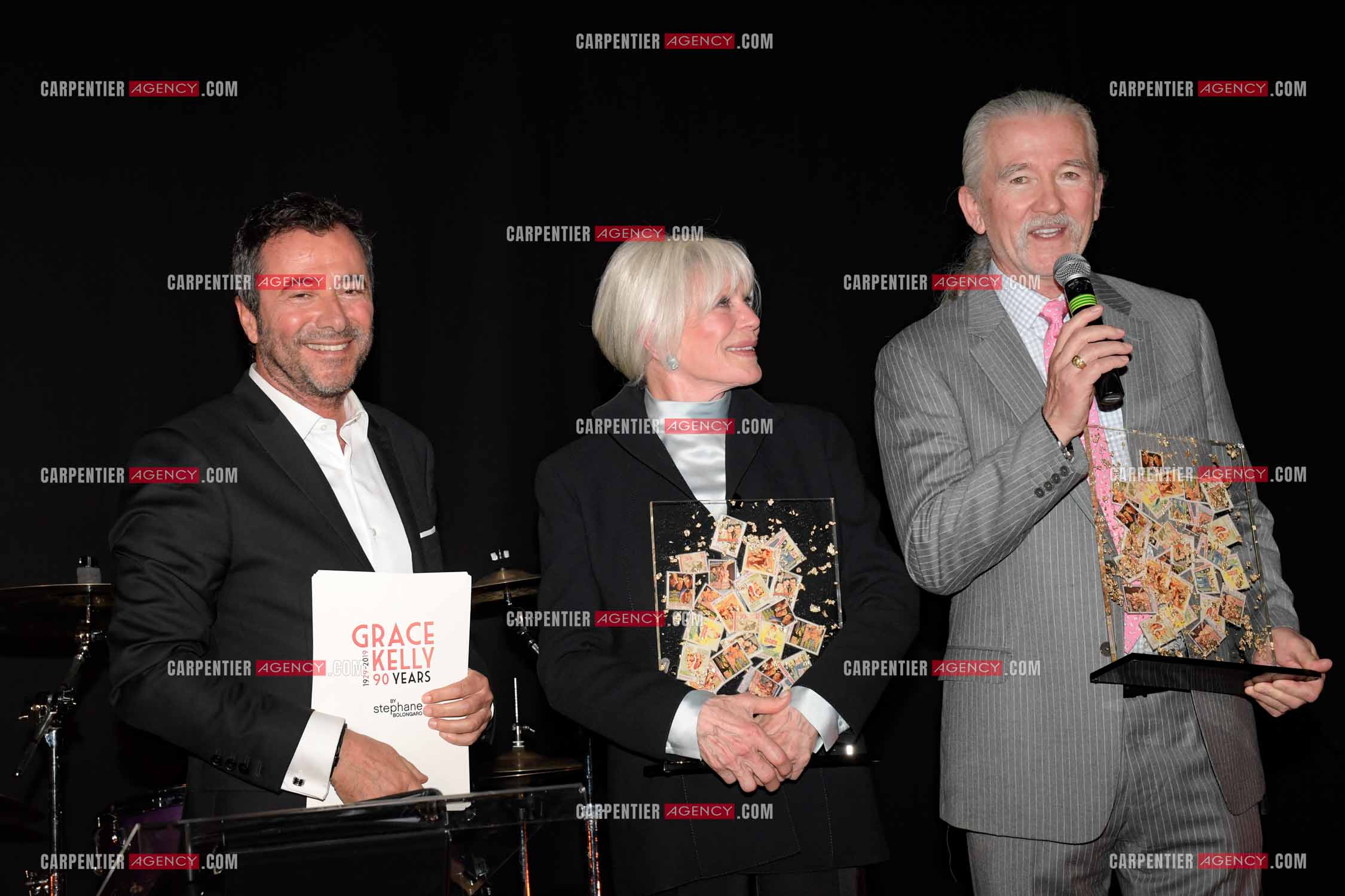 90 èm anniversaire de la naissance de la Princesse Grace Kelly avec comme invité principal le prince Albert II de Monaco le 18 avril 2019. Invité à cette soirée: Bernard Montiel, l'actrice Américaine Linda Evans et l'acteur Américain Patrick Duffy.