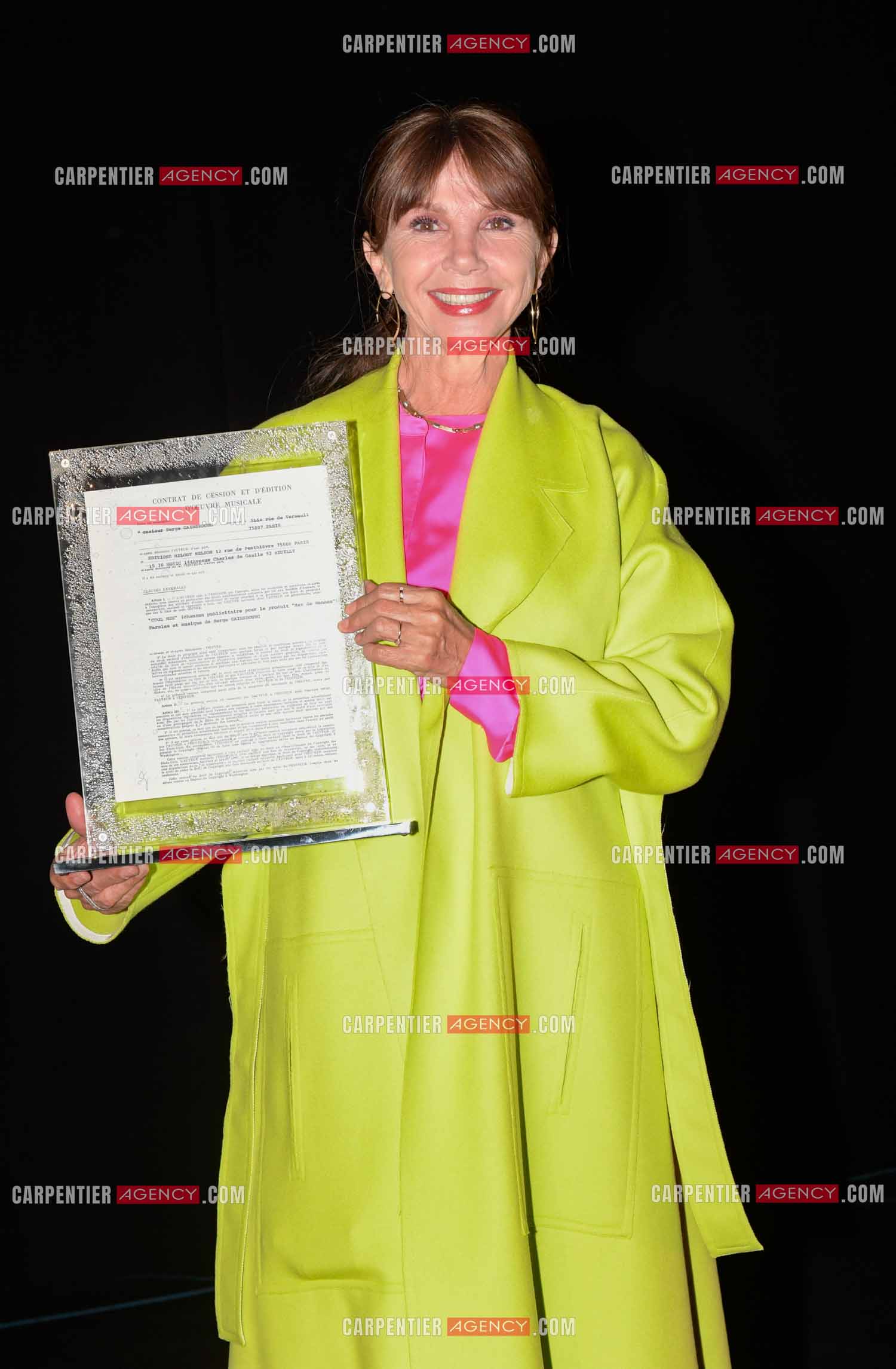 90 èm anniversaire de la naissance de la Princesse Grace Kelly avec comme invité principal le prince Albert II de Monaco le 18 avril 2019. Invité à cette soirée: L'actrice Victoria Abril.