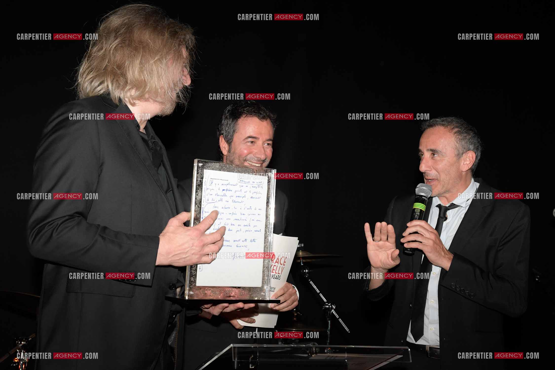 90 èm anniversaire de la naissance de la Princesse Grace Kelly avec comme invité principal le prince Albert II de Monaco le 18 avril 2019. Invité à cette soirée: L'artiste Niçois Stéphane Bolongaro , Bernard Montiel et l'humoriste Élie Semoun.