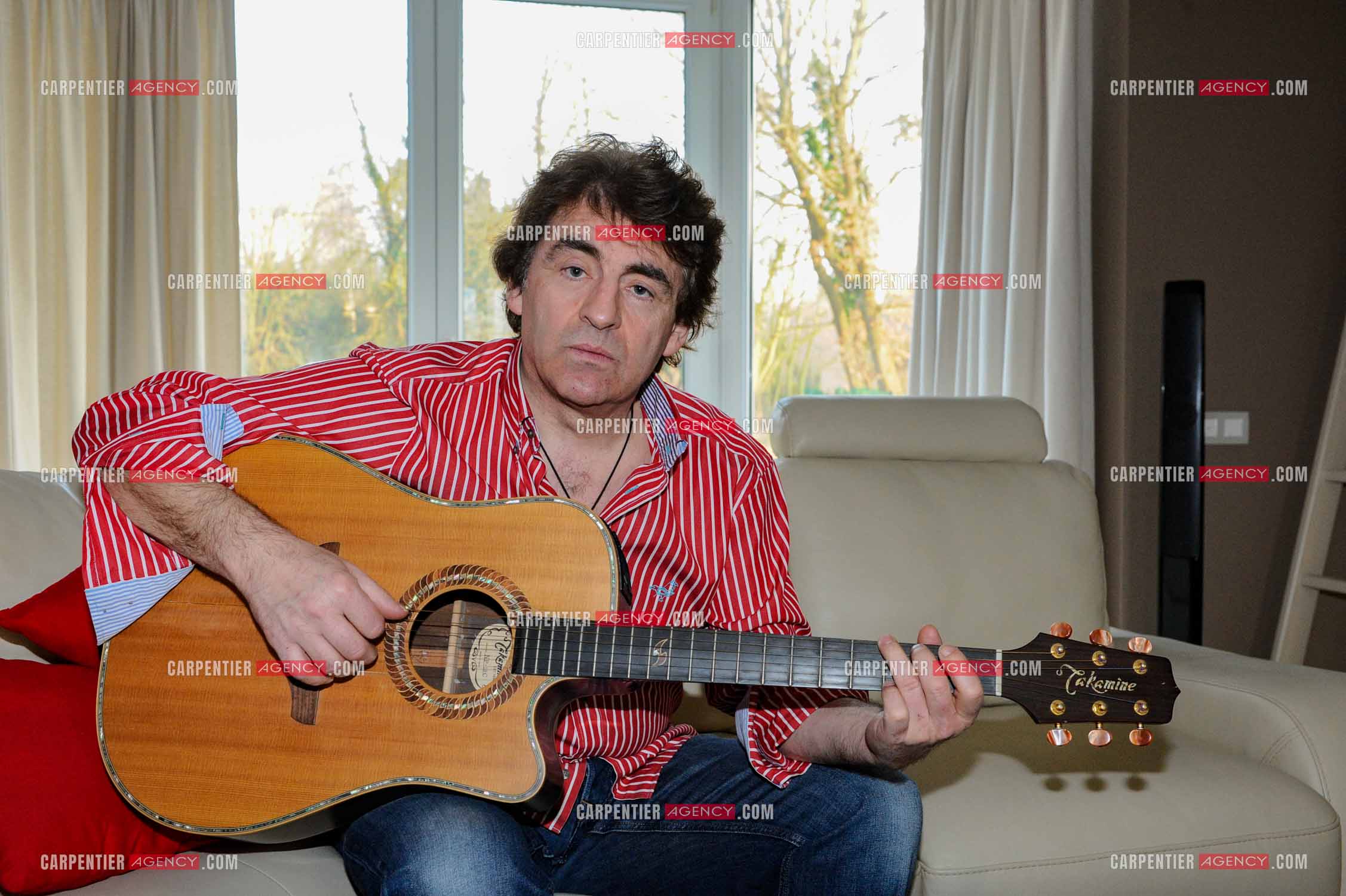 Le chanteur Claude Barzotti chez lui en Belgique en 2011.         ( Exclusif )