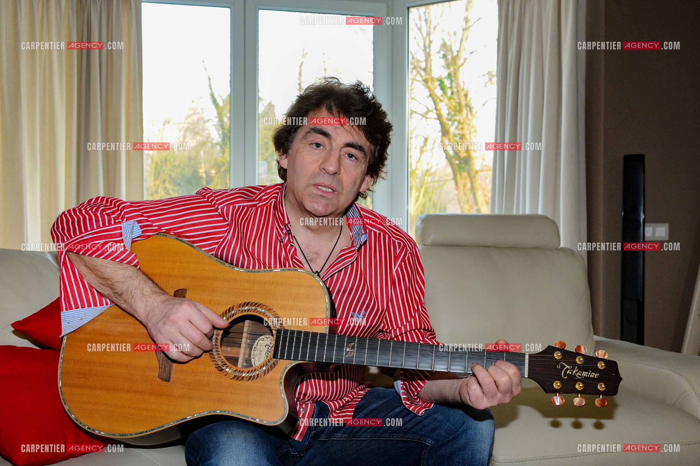 Le chanteur Claude Barzotti chez lui en Belgique en 2011.         ( Exclusif )