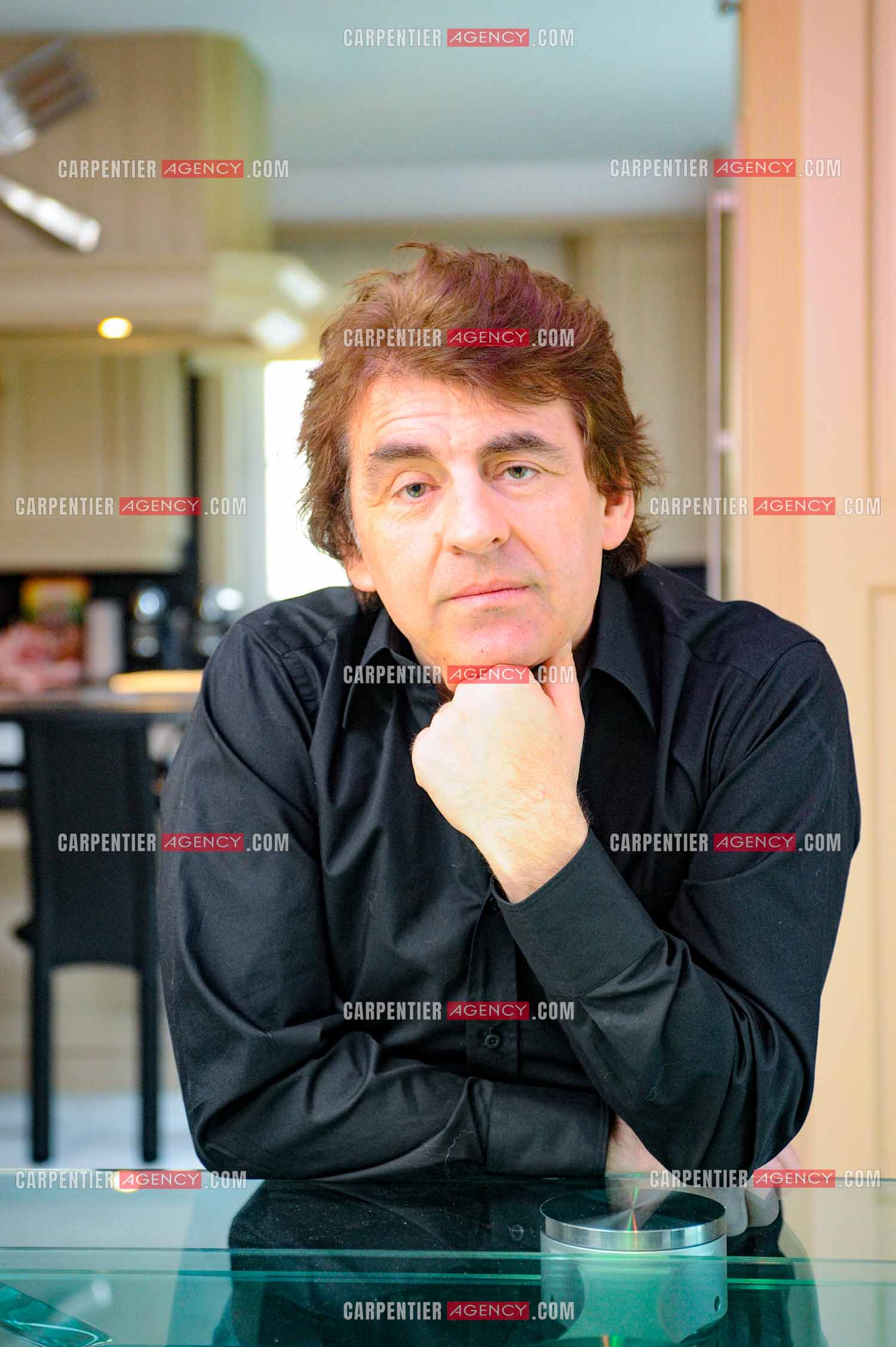 Le chanteur Claude Barzotti chez lui en Belgique en 2011.         ( Exclusif )