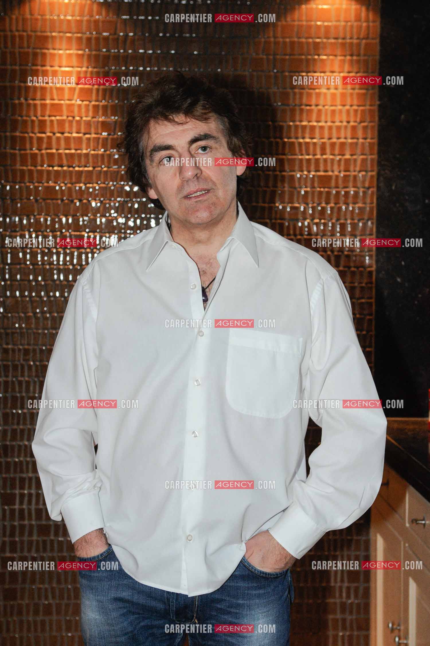 Le chanteur Claude Barzotti chez lui en Belgique en 2011.         ( Exclusif )