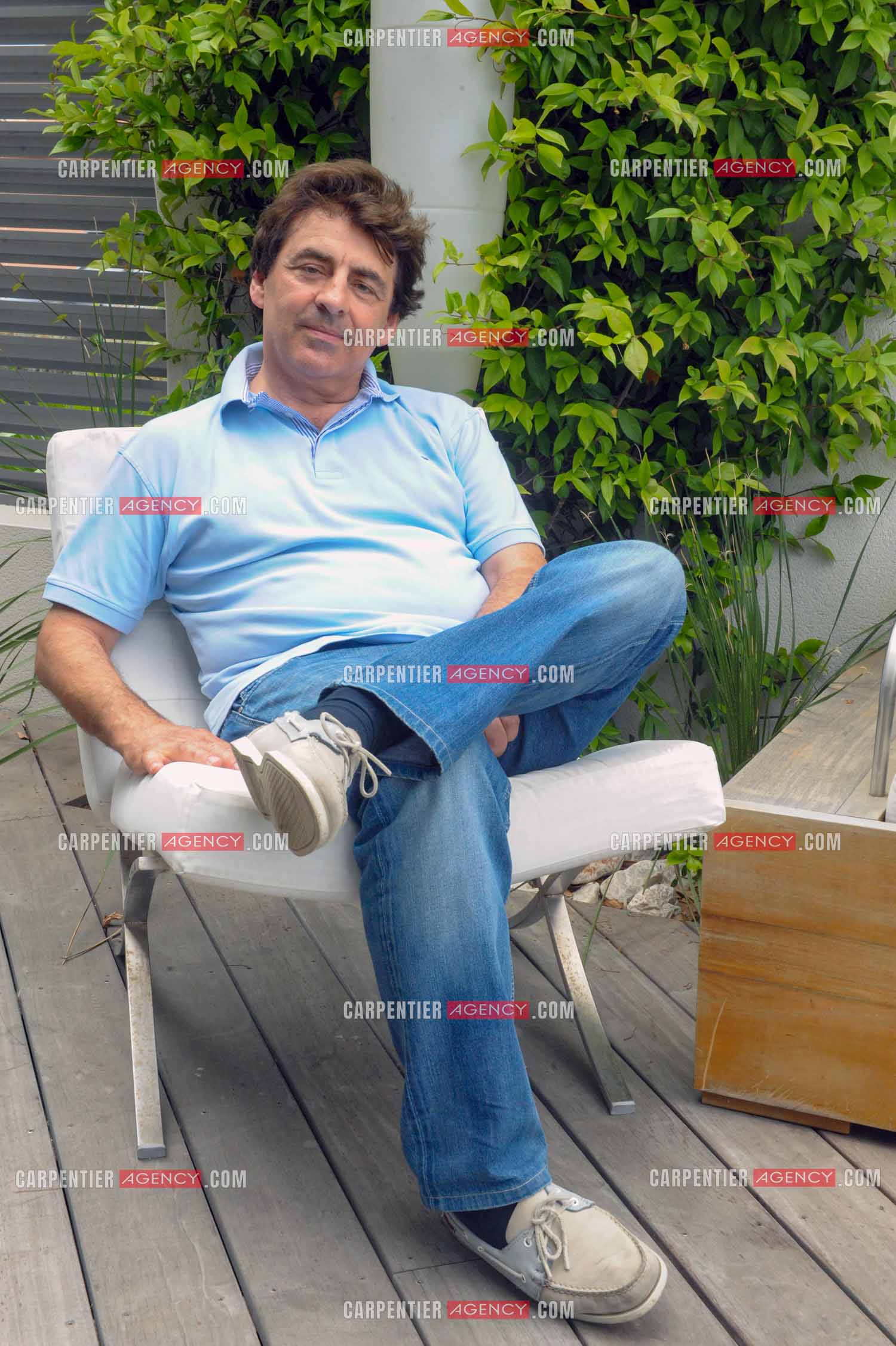 Le chanteur Claude Barzotti lors de ses vacances a Agde en 2013.         ( Exclusif )