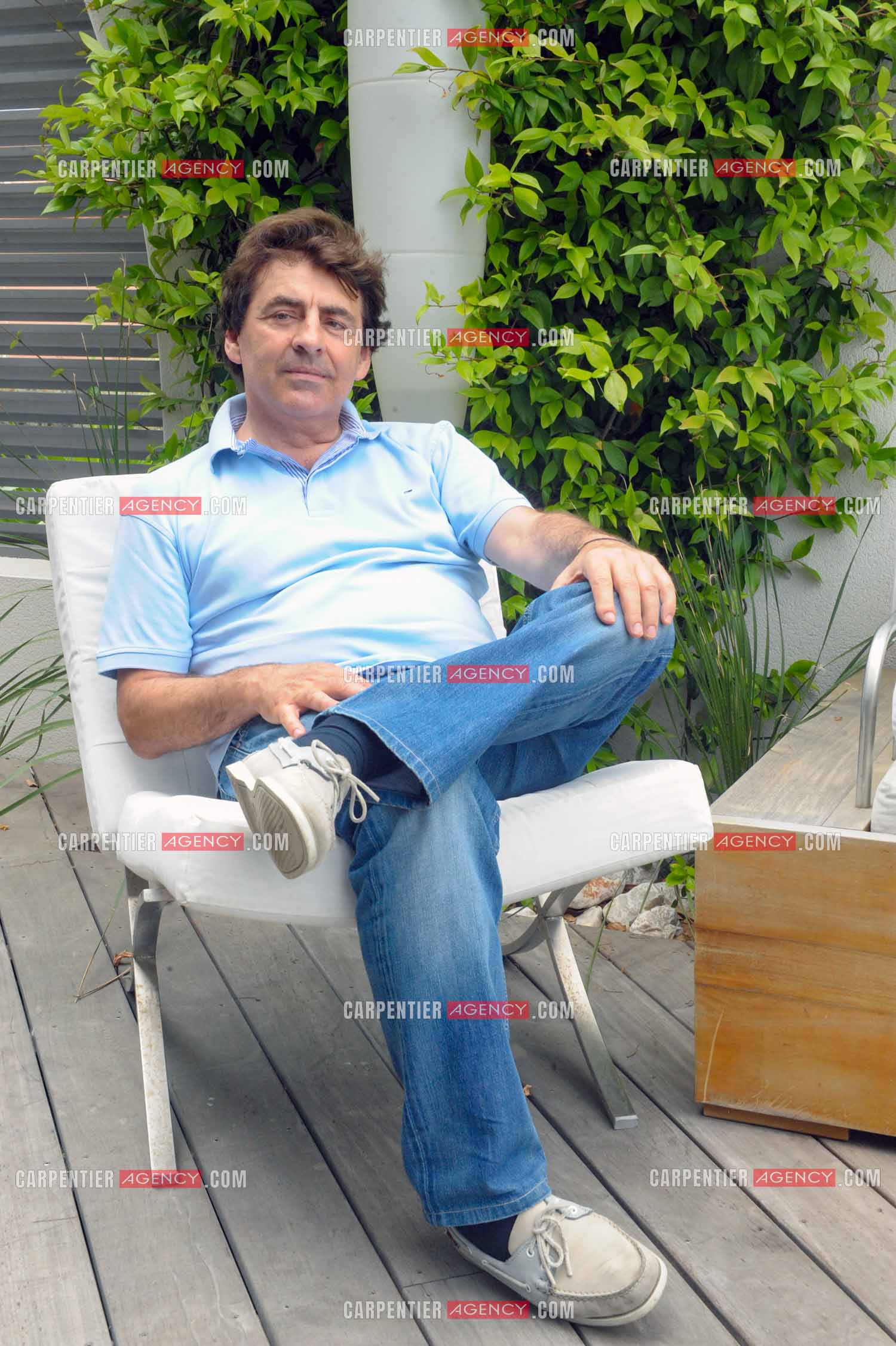 Le chanteur Claude Barzotti lors de ses vacances a Agde en 2013.         ( Exclusif )
