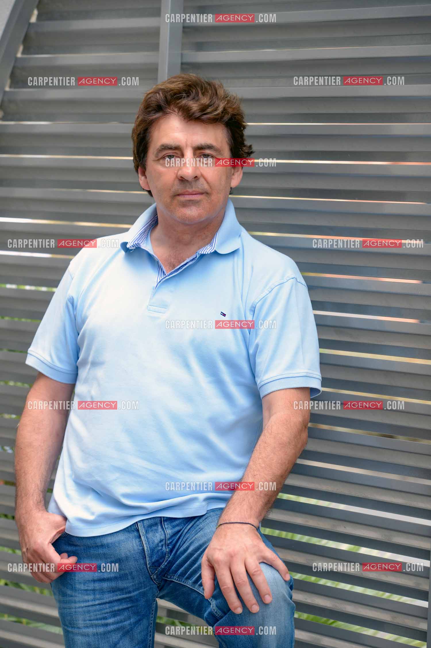 Le chanteur Claude Barzotti lors de ses vacances a Agde en 2013.         ( Exclusif )