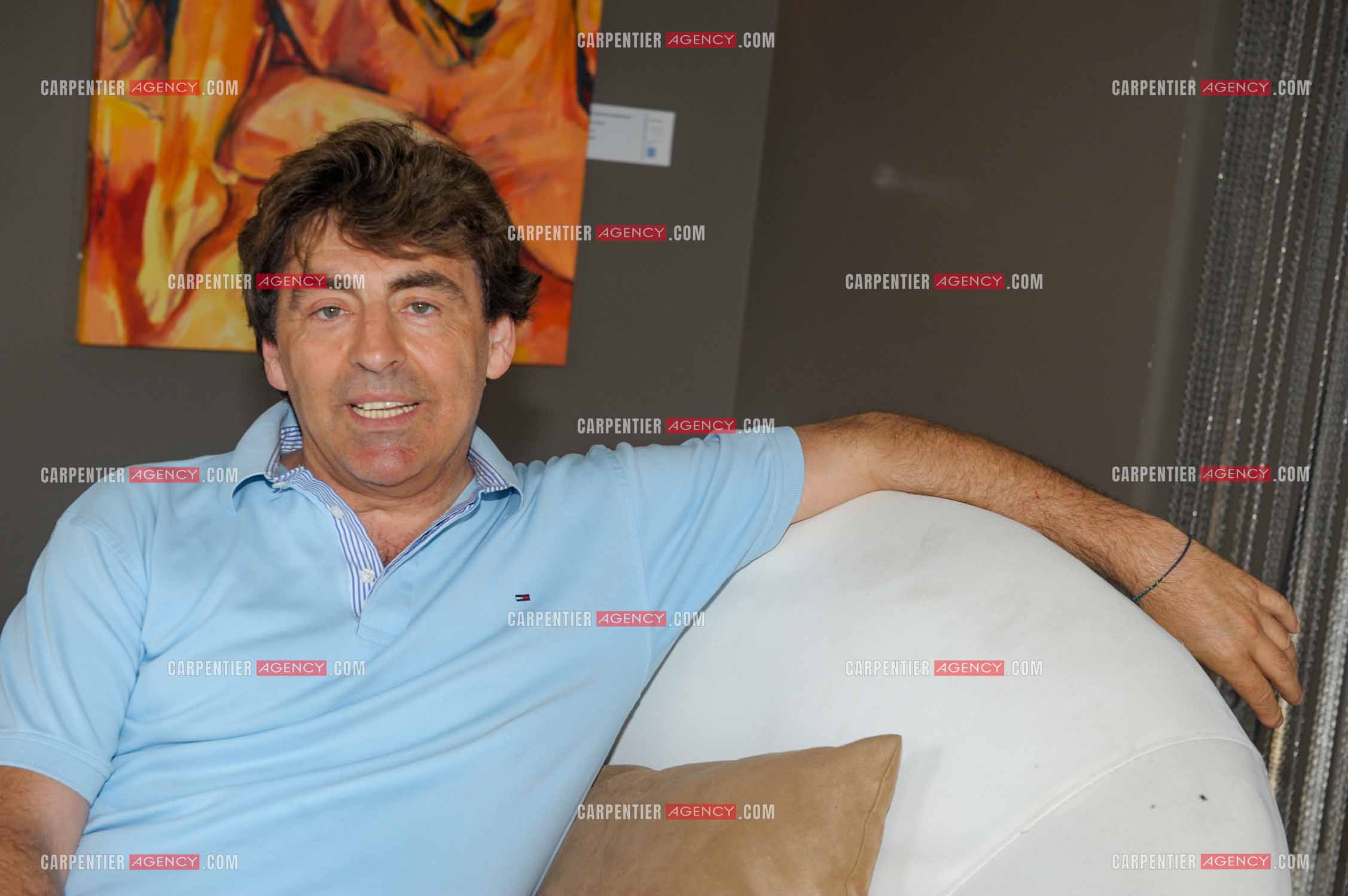 Le chanteur Claude Barzotti lors de ses vacances a Agde en 2013.         ( Exclusif )