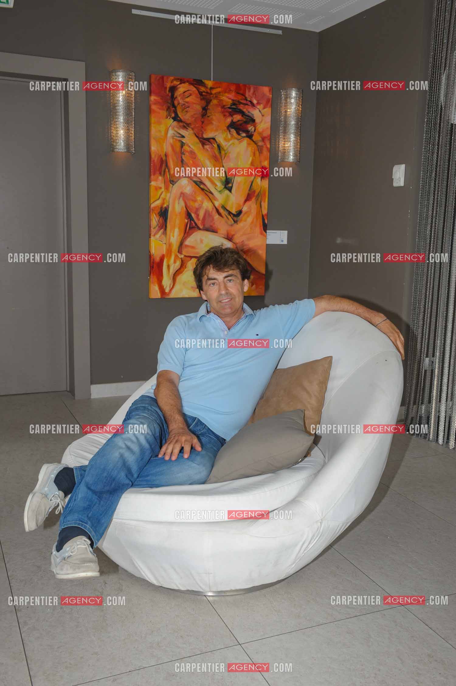 Le chanteur Claude Barzotti lors de ses vacances a Agde en 2013.         ( Exclusif )