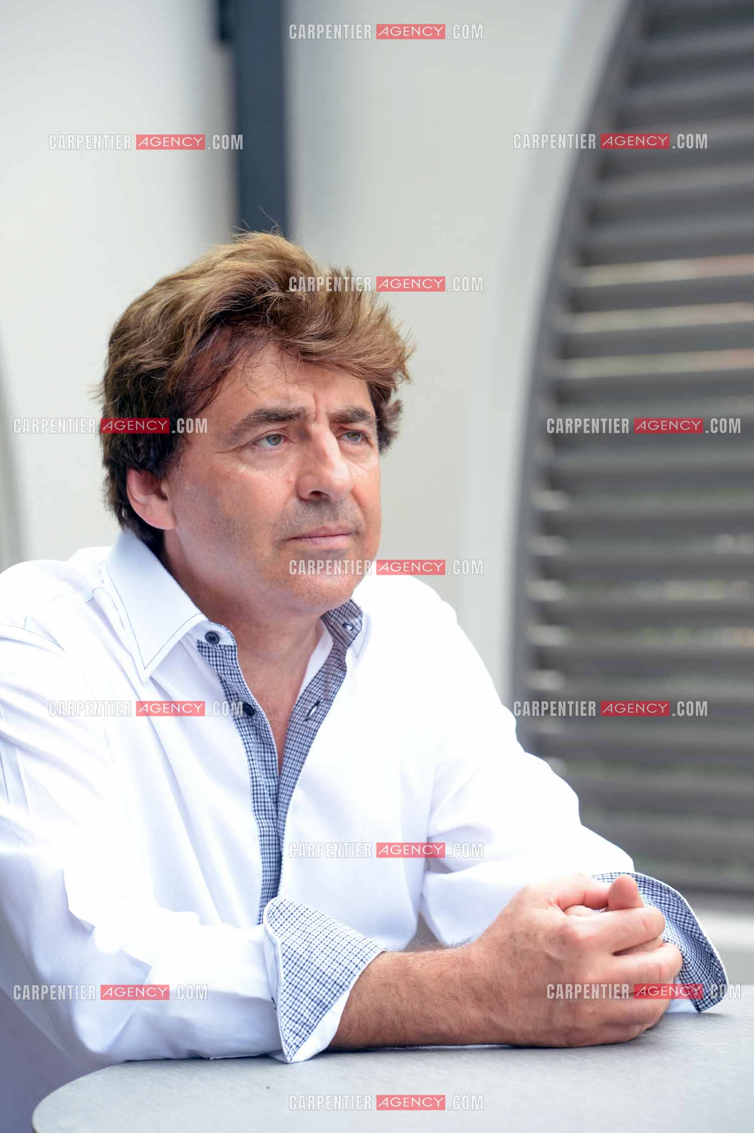 Le chanteur Claude Barzotti lors de ses vacances a Agde en 2013.         ( Exclusif )