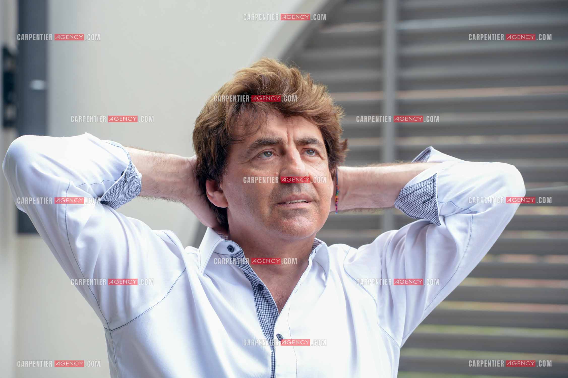 Le chanteur Claude Barzotti lors de ses vacances a Agde en 2013.         ( Exclusif )