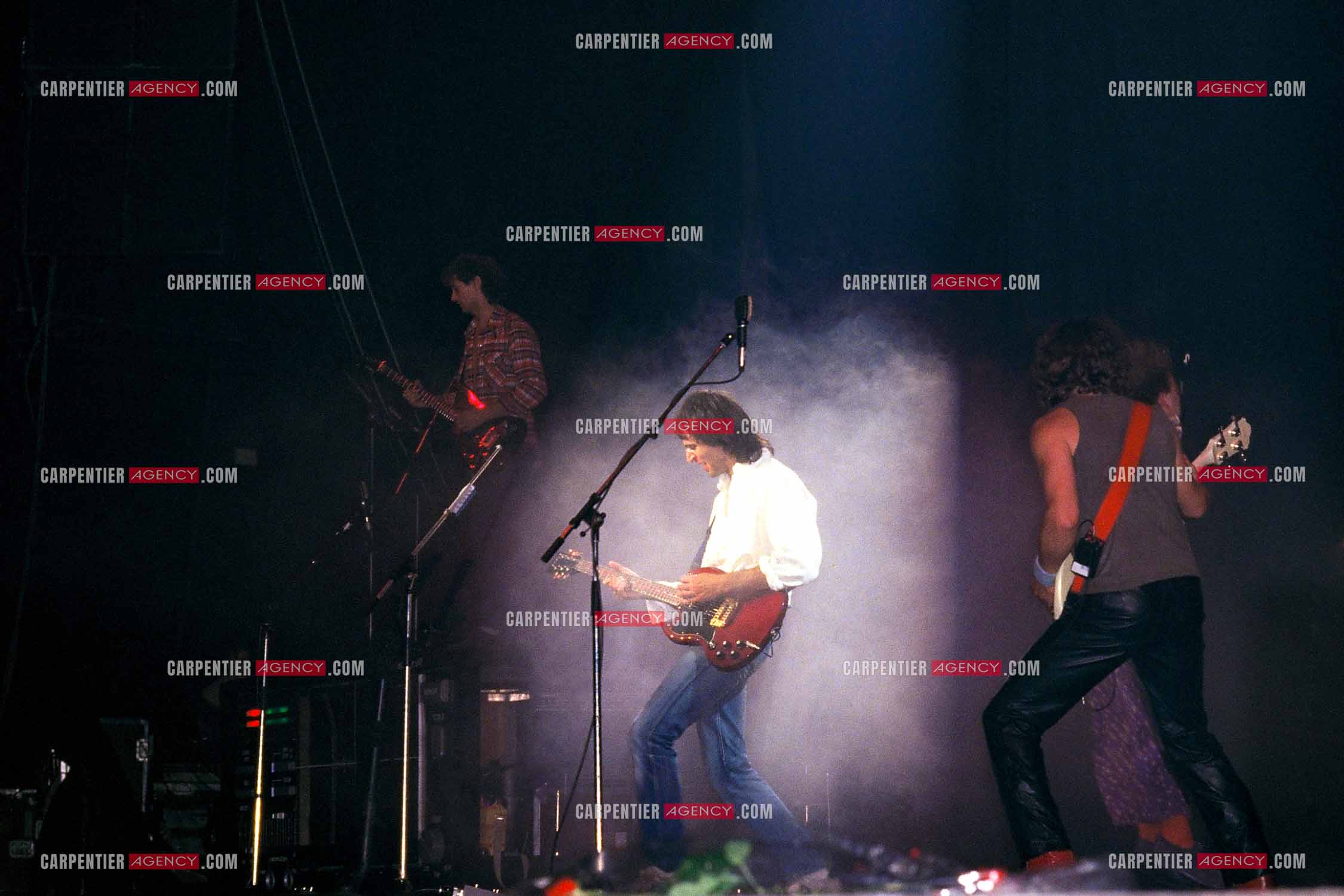 Le chanteur Jean-Jacques en concert au Zénith de Paris le 03 Décembre 1985.