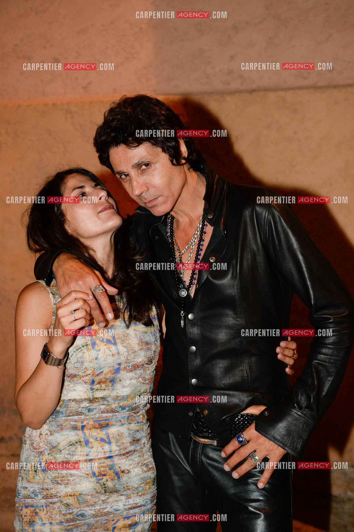 Le chanteur Jean-Luc Lahaye avec sa deuxième fille Gloria. Gloria vient d'accoucher de son premier enfant une petite fille nommée Lou née le 20 septembre 2025 à l'hôpital Grâce de Monaco à 02h29 du matin.  ( Exclusif )