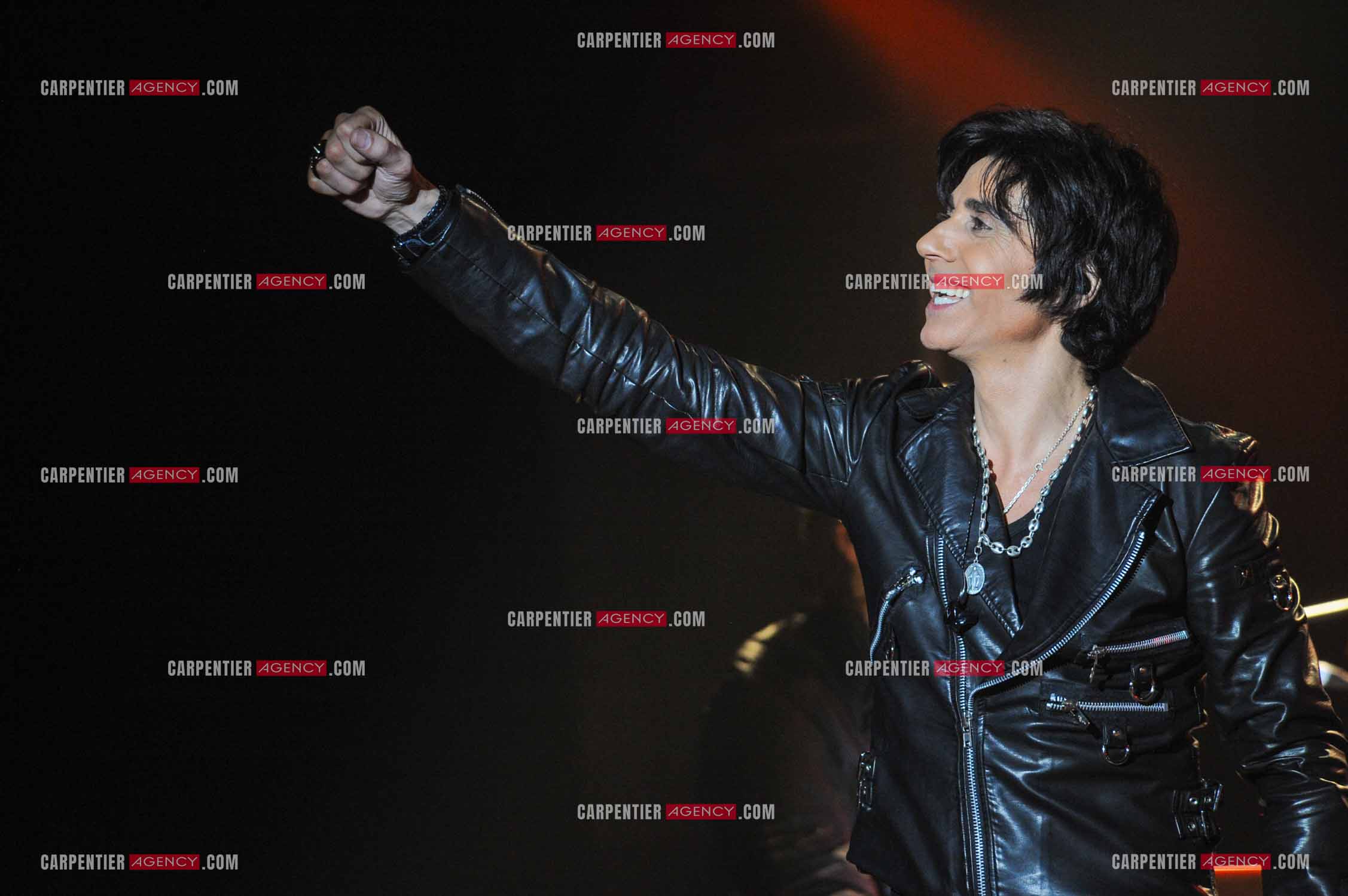 Le chanteur Jean-Luc Lahaye en concert au Bataclan.  ( Exclusif )