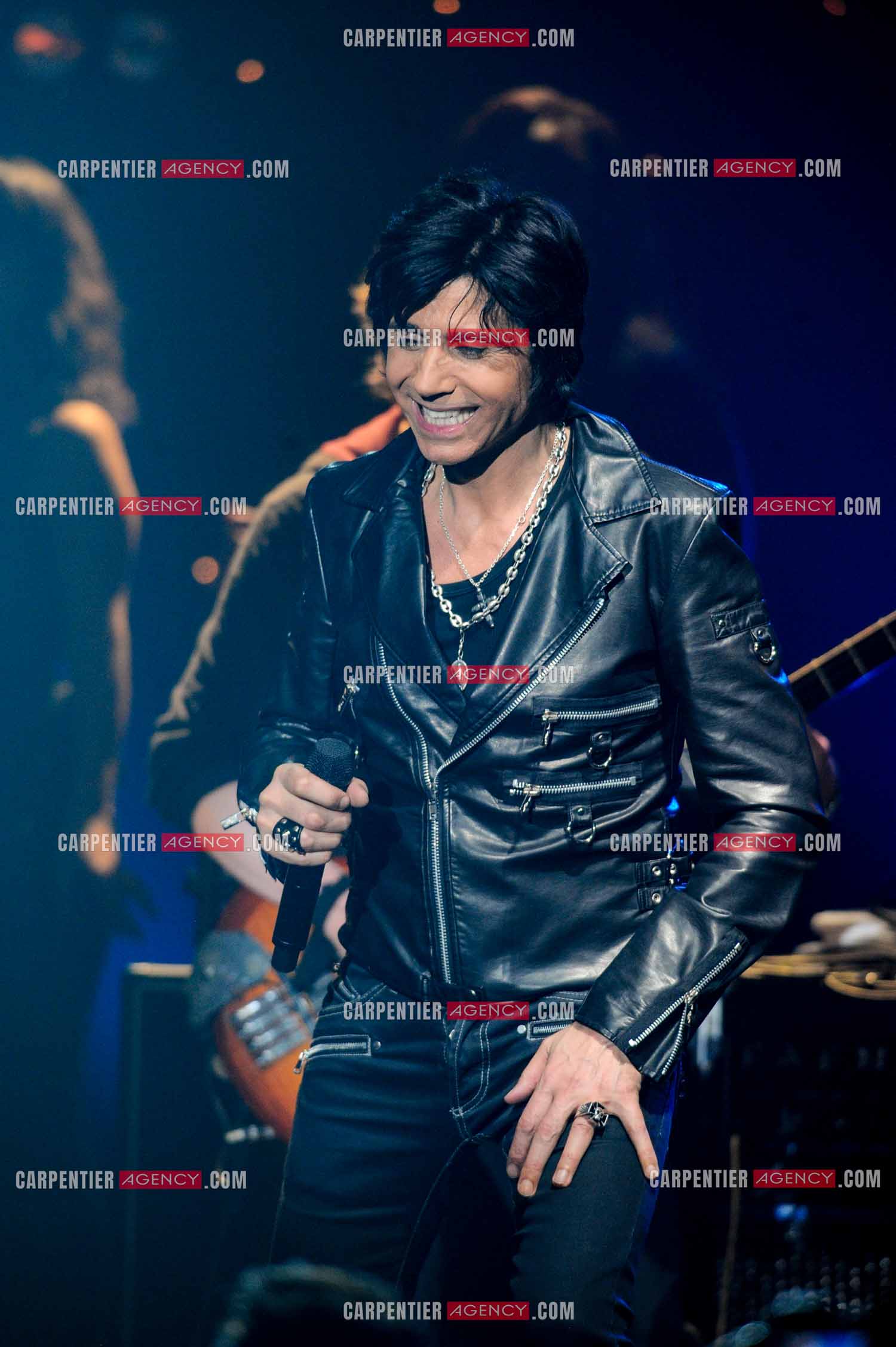 Le chanteur Jean-Luc Lahaye en concert au Bataclan.  ( Exclusif )