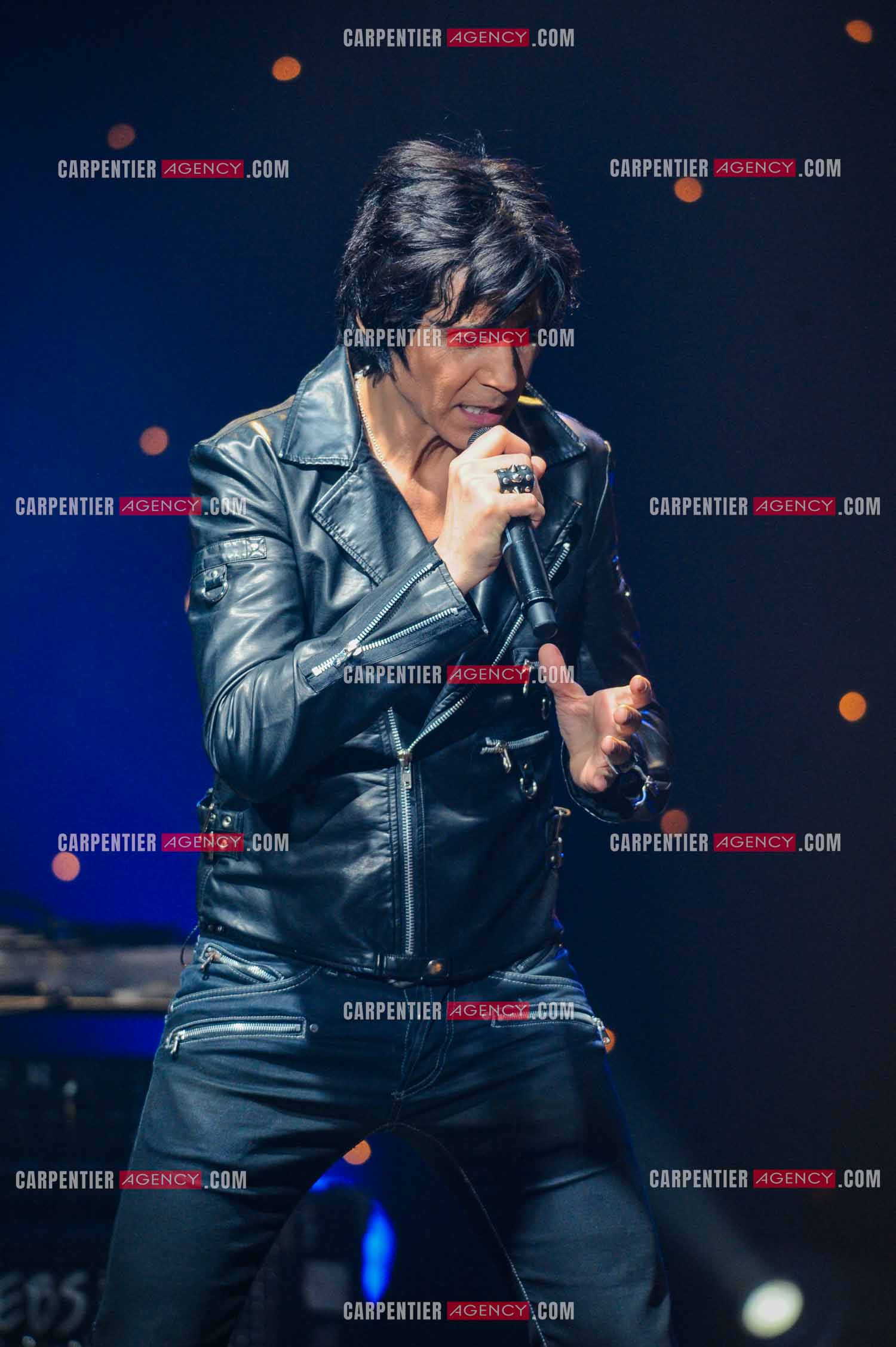 Le chanteur Jean-Luc Lahaye en concert au Bataclan.  ( Exclusif )